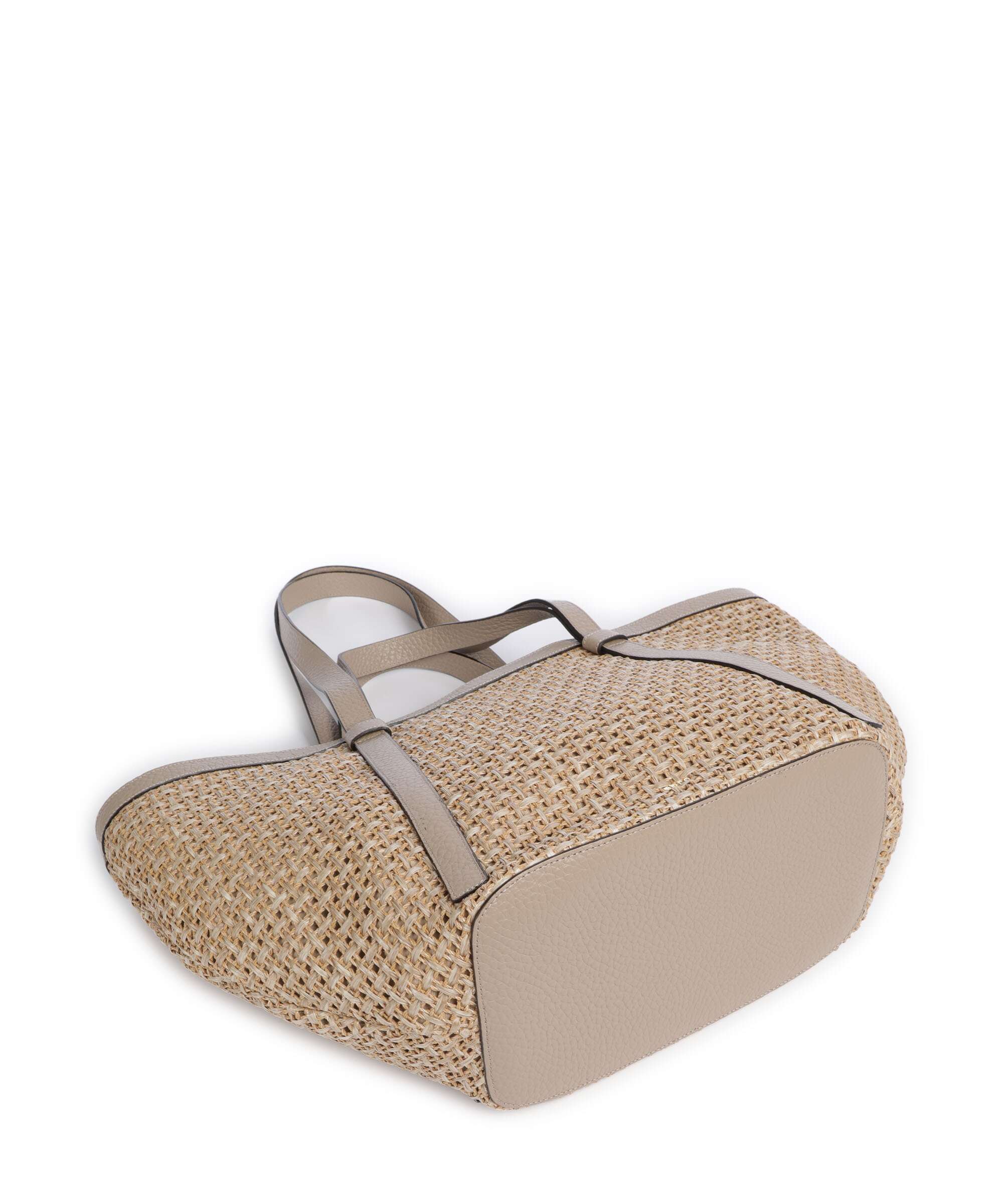 Abro Raffia Cordino Cosmo Large Tote bag siena