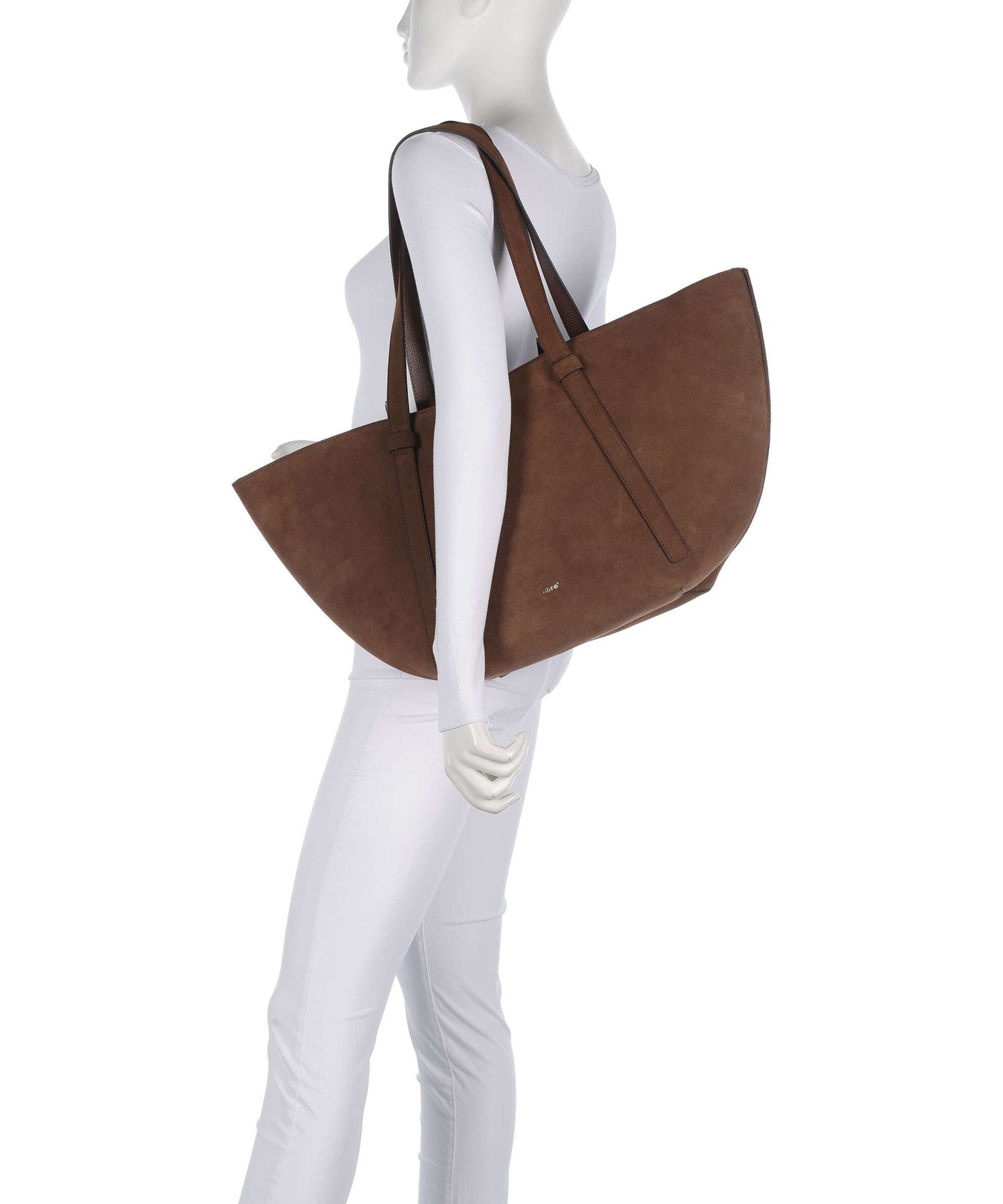 Abro Suede Cosmo Large Tote bag wood