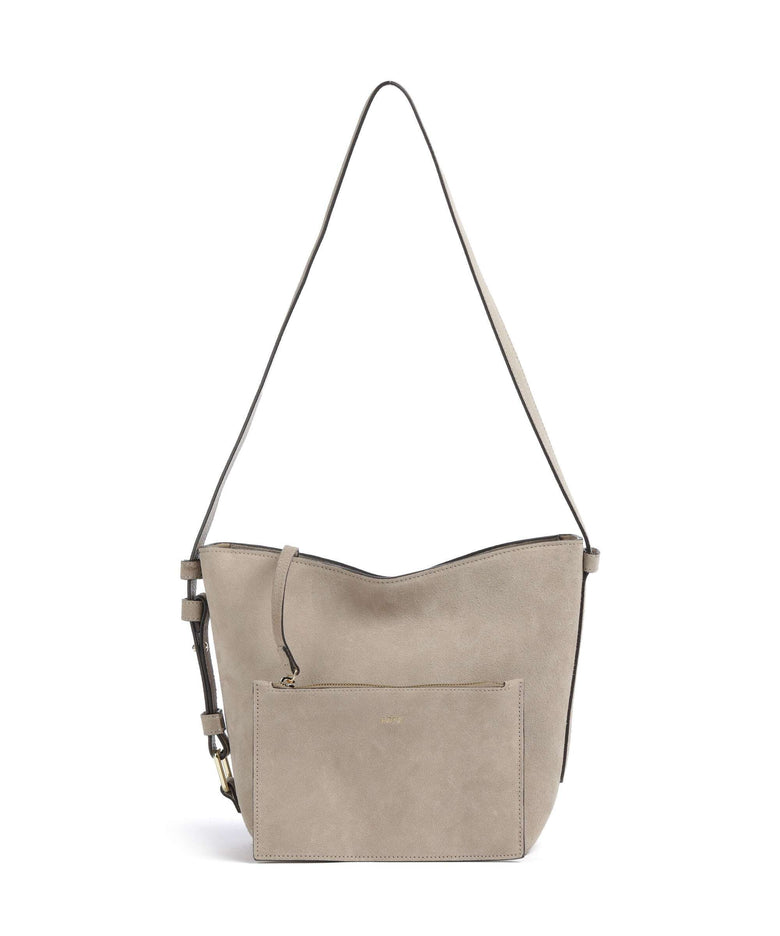 Abro Suede Cosmo Shoulder bag siena