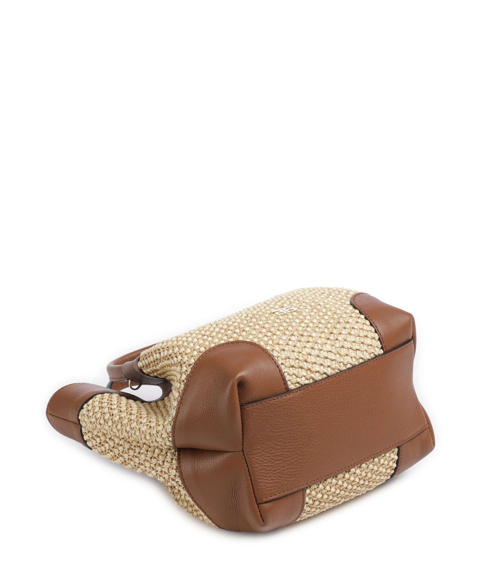 Abro Maglia Raffia Essential Small Handbag natural/nut