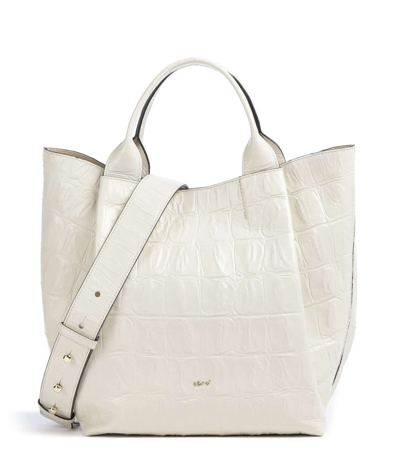 Abro Maxi Cocco Essential Medium Handbag milk