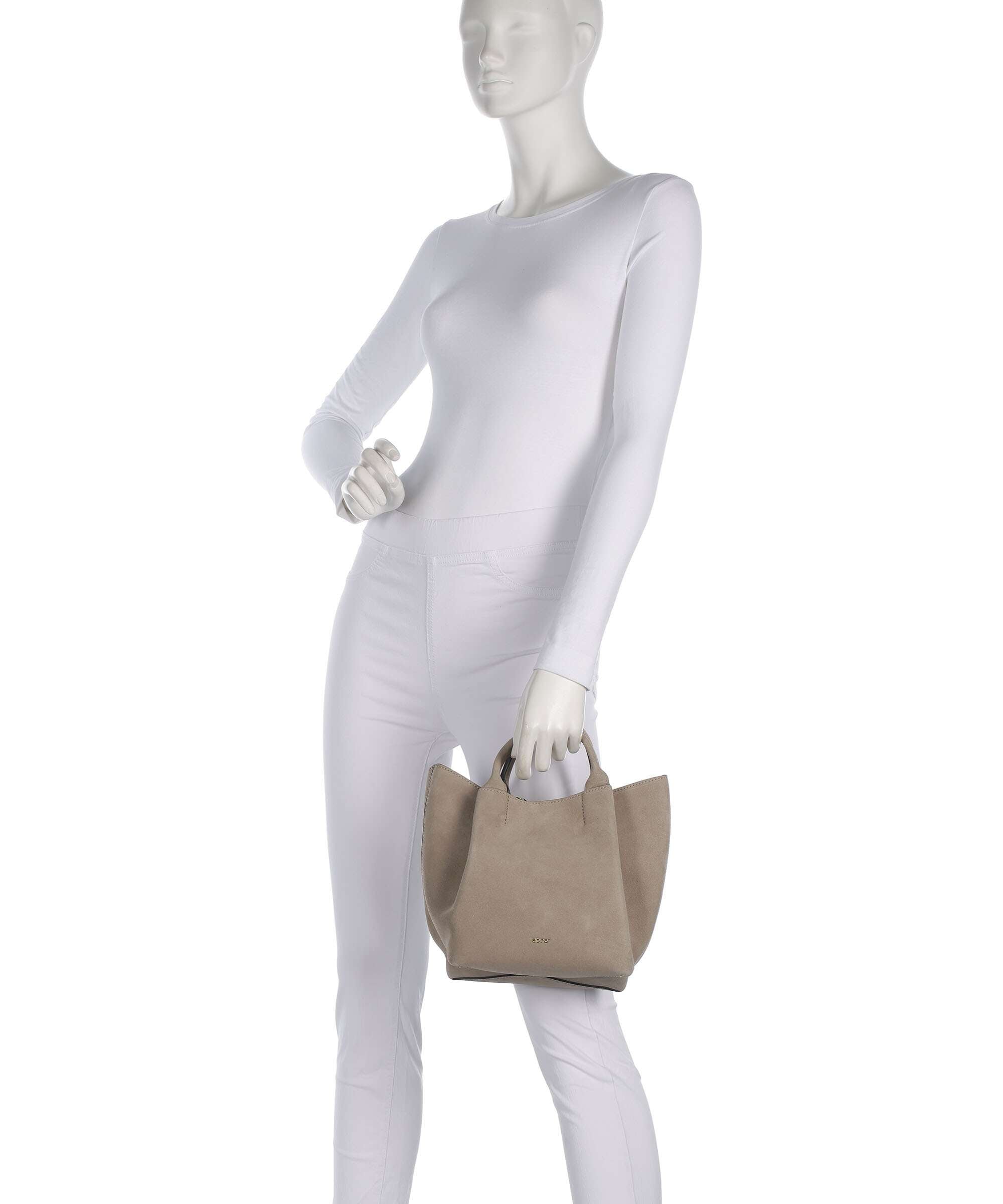 Abro Suede Essential Small Handbag siena
