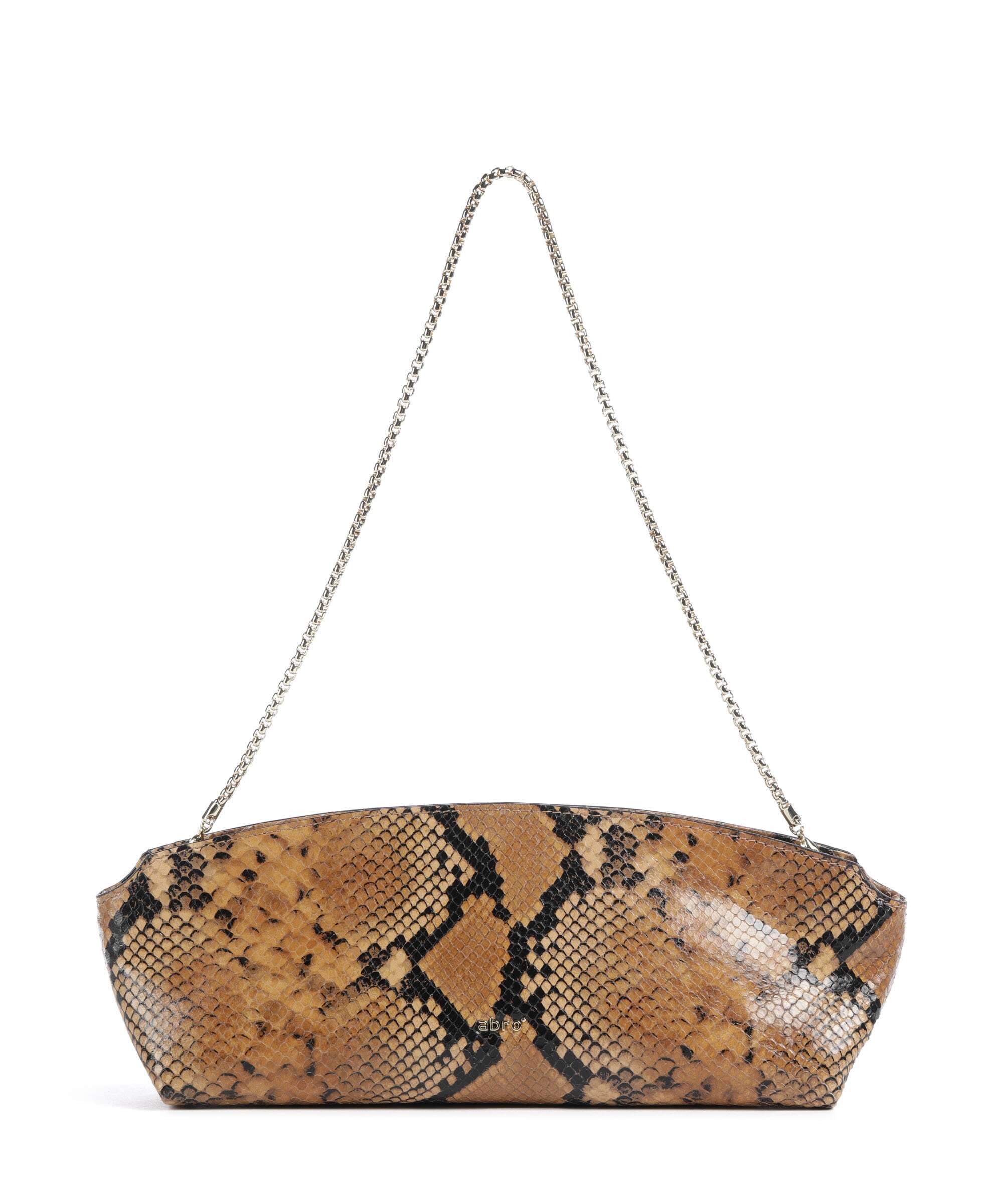 Abro Pitone Ballroom Shoulder bag cuoio