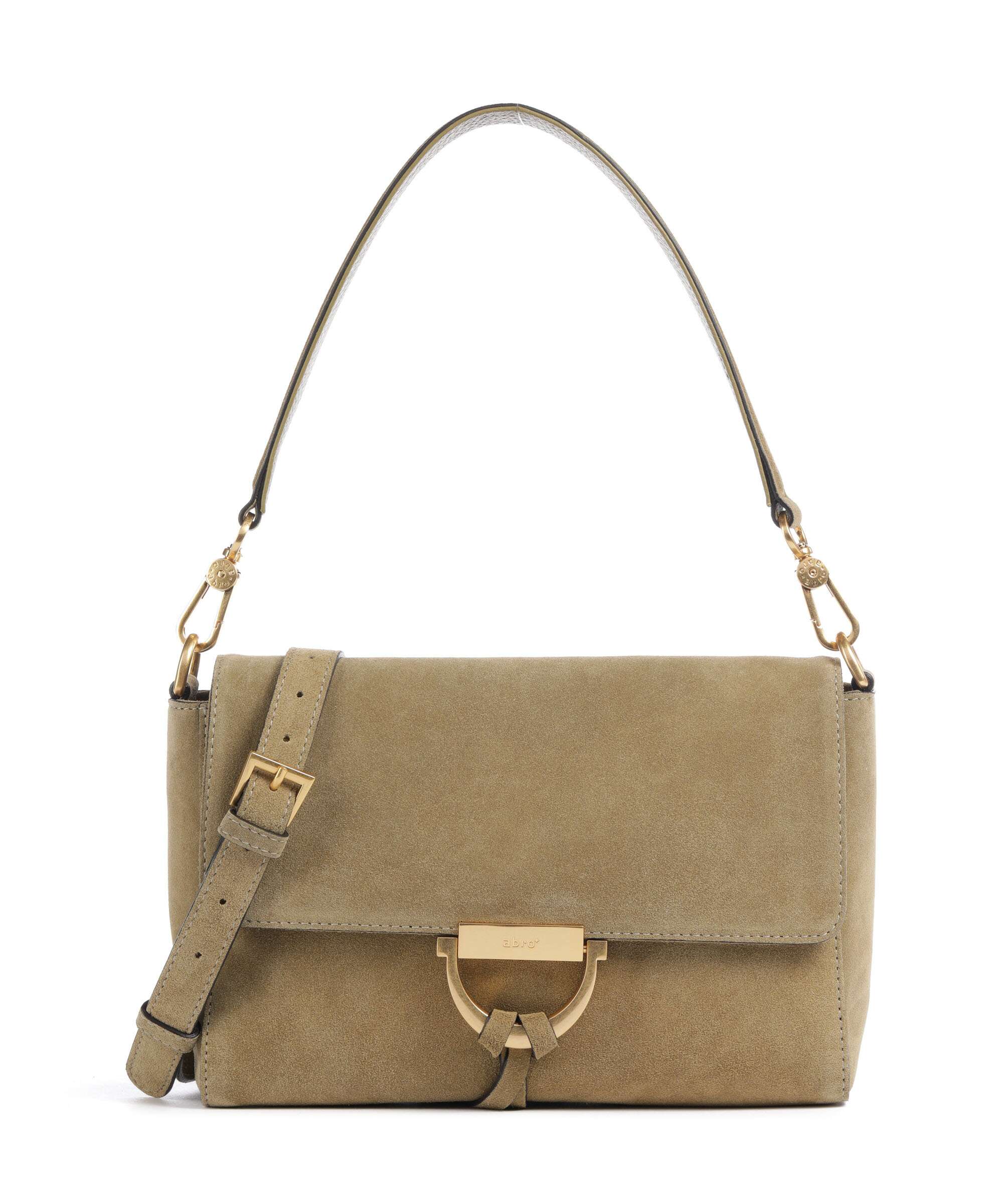 Abro Suede Temi Shoulder bag mud