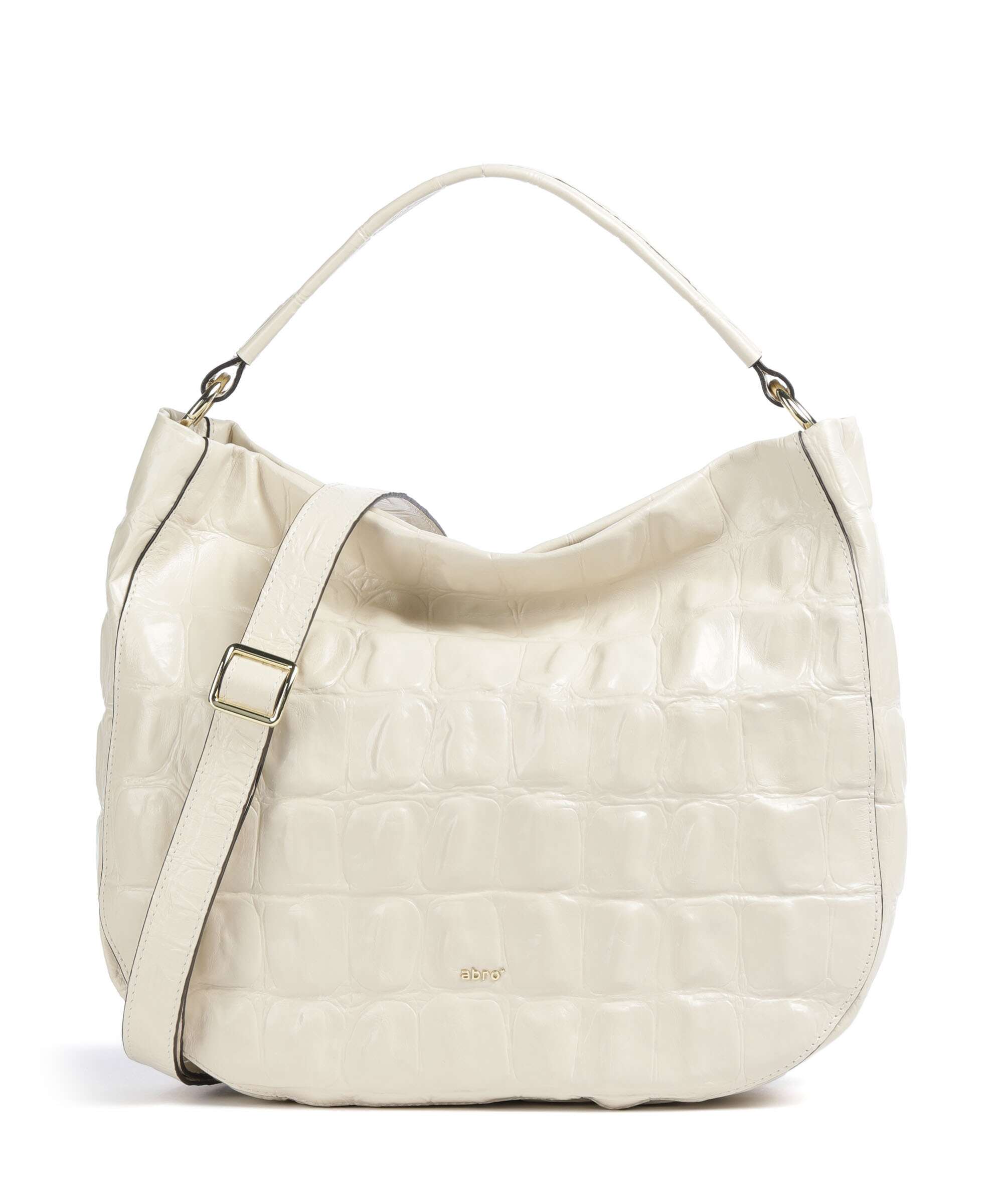Abro Maxi Cocco Mia Hobo bag milk