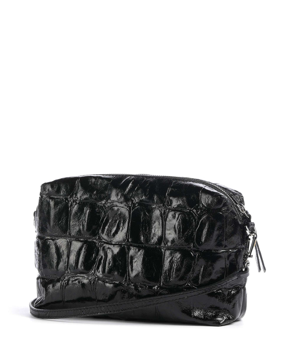 Abro Maxi Cocco Kaia Crossbody bag black/nickel