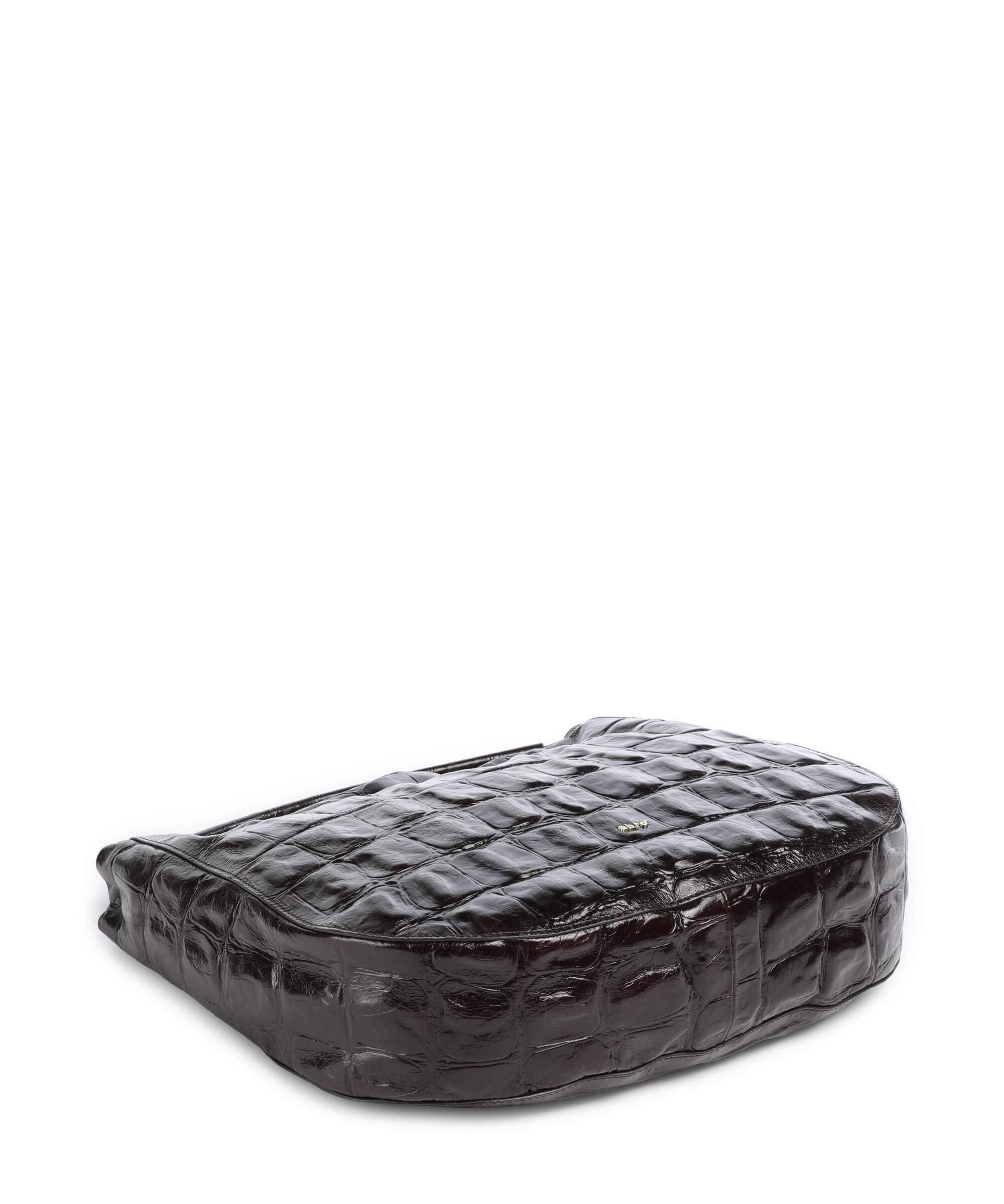 Abro Maxxi Cocco Mia Hobo bag dark brown