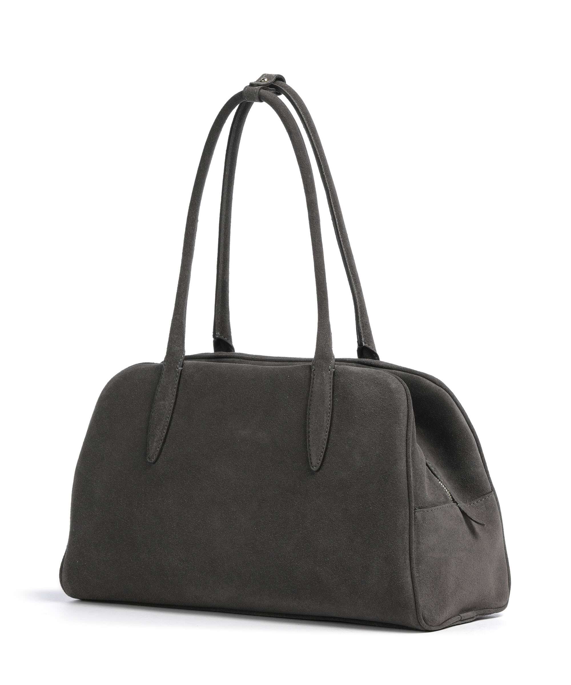 Abro Suede Amara Shoulder bag grey