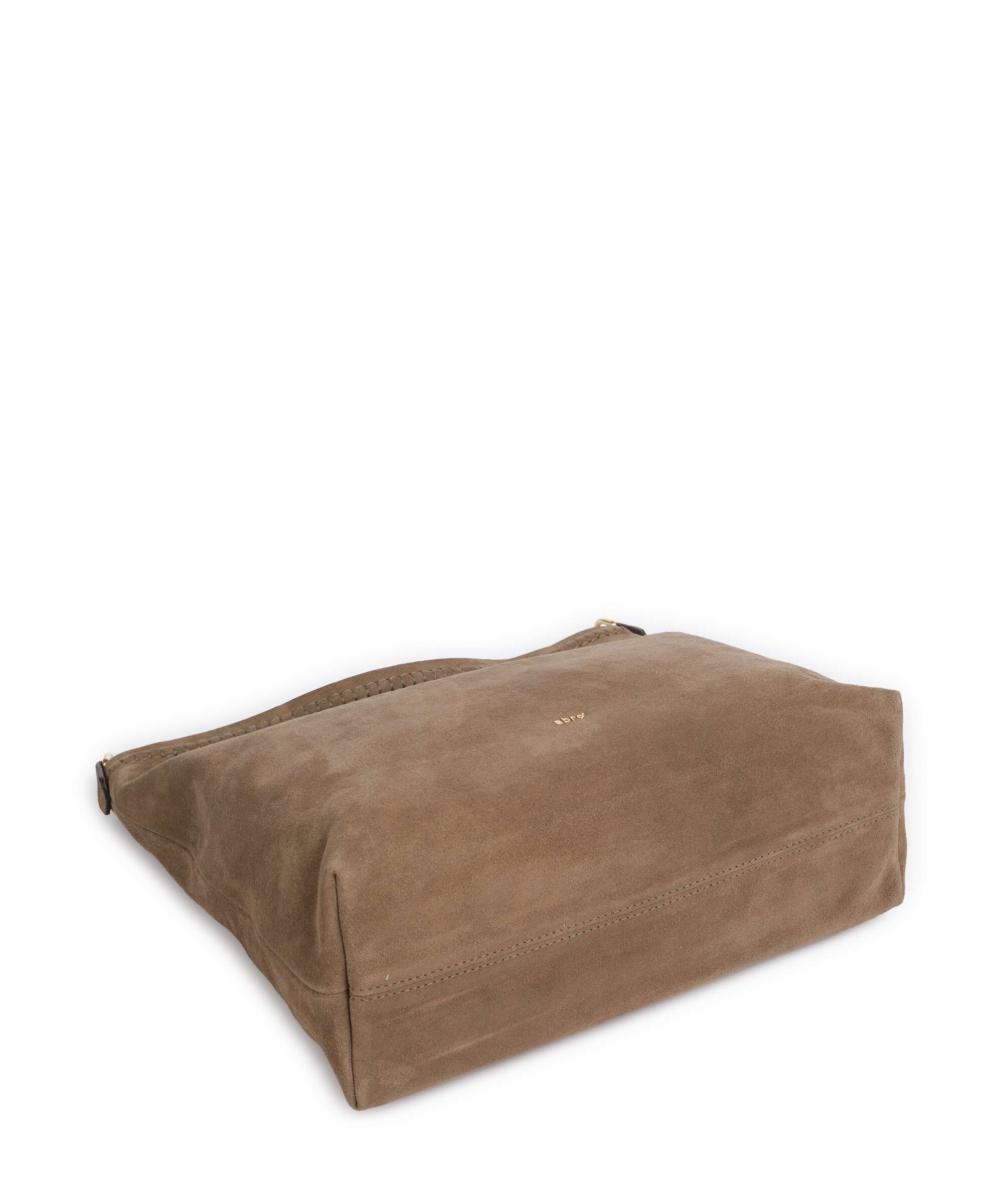 Abro Suede Signature Hobo bag khaki