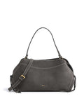 Abro Suede Necessity Small Shoulder bag grey