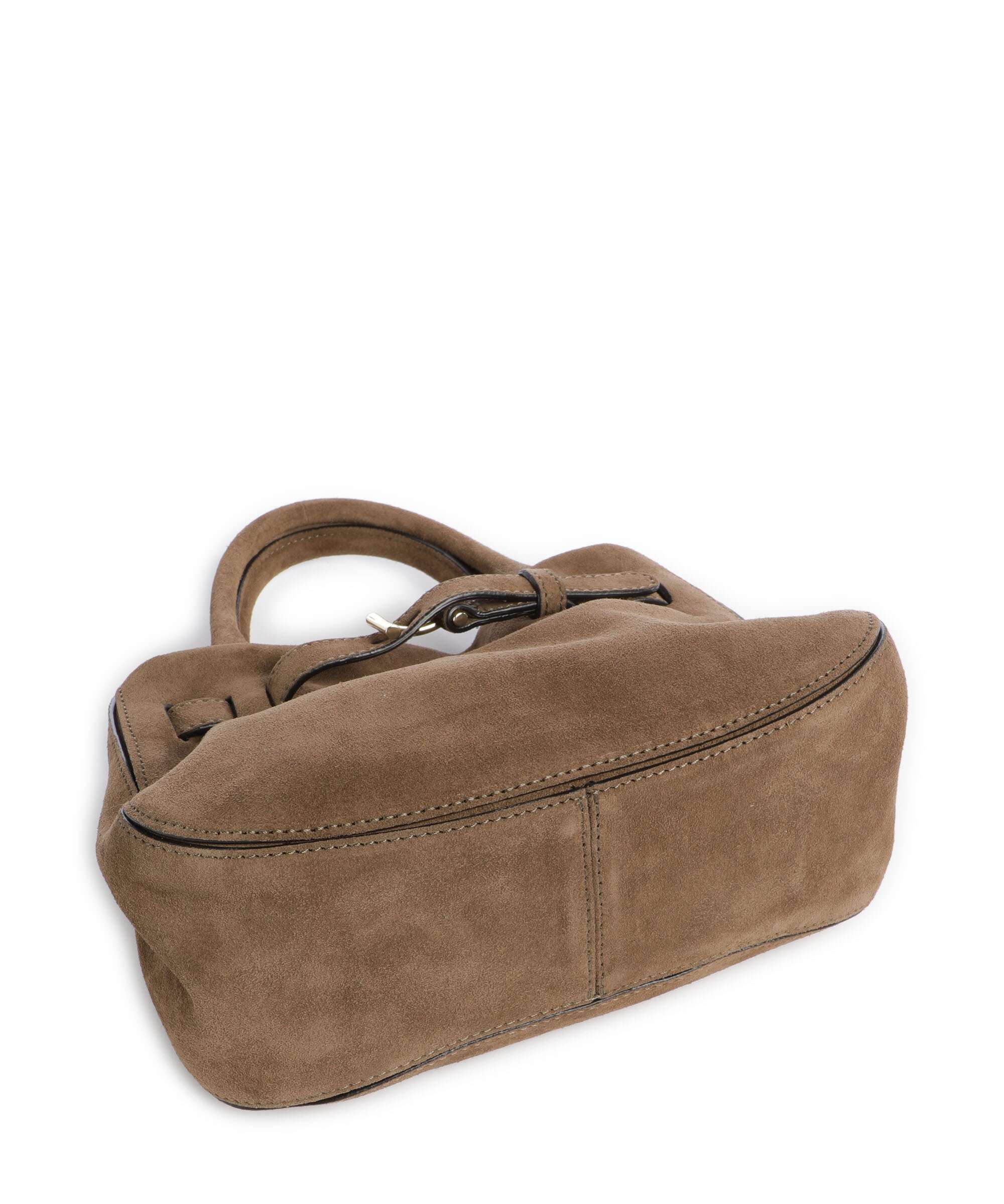 Abro Suede Jill Handbag khaki