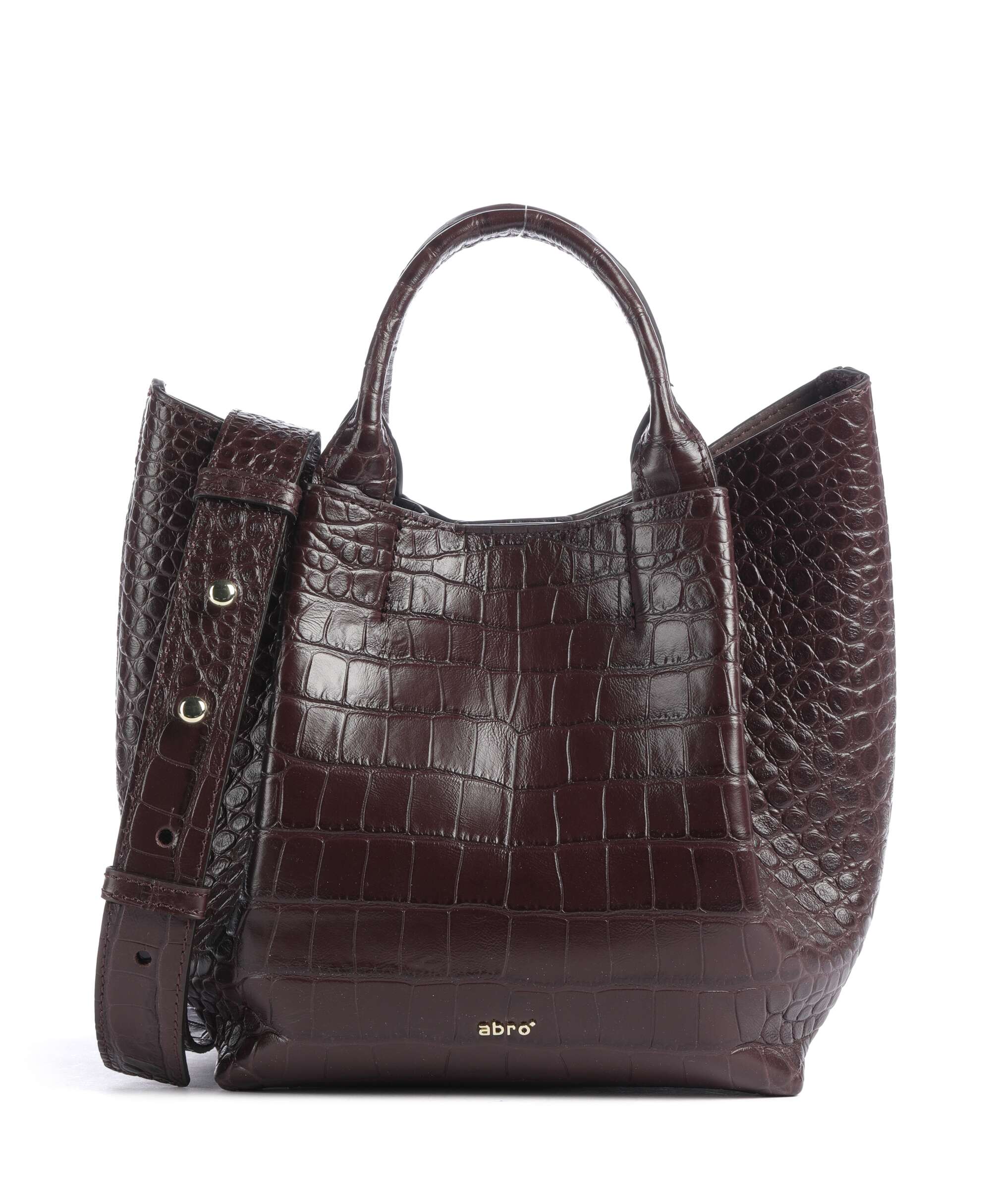 Abro Cocco Mondial Essential Small Handbag burgundy
