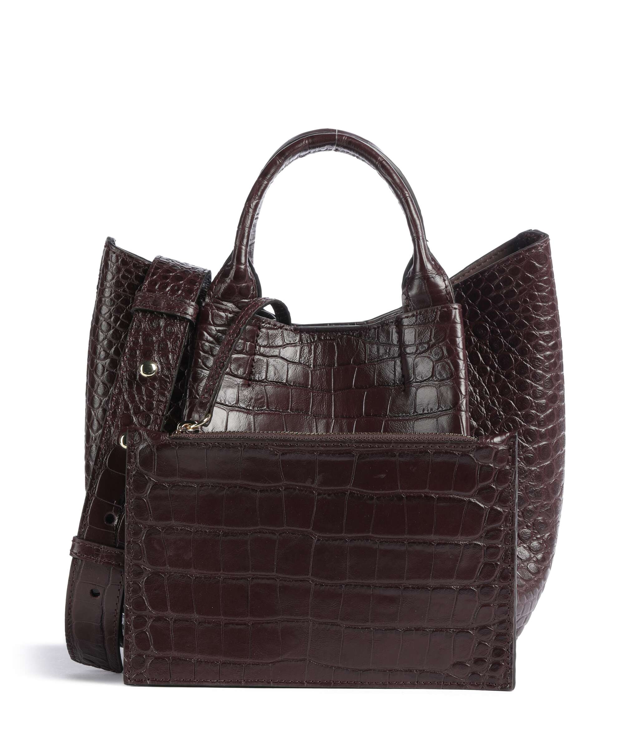 Abro Cocco Mondial Essential Small Handbag burgundy