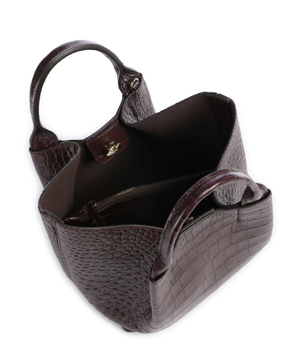 Abro Cocco Mondial Essential Small Handbag burgundy