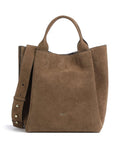 Abro Suede Essential Medium Handbag khaki