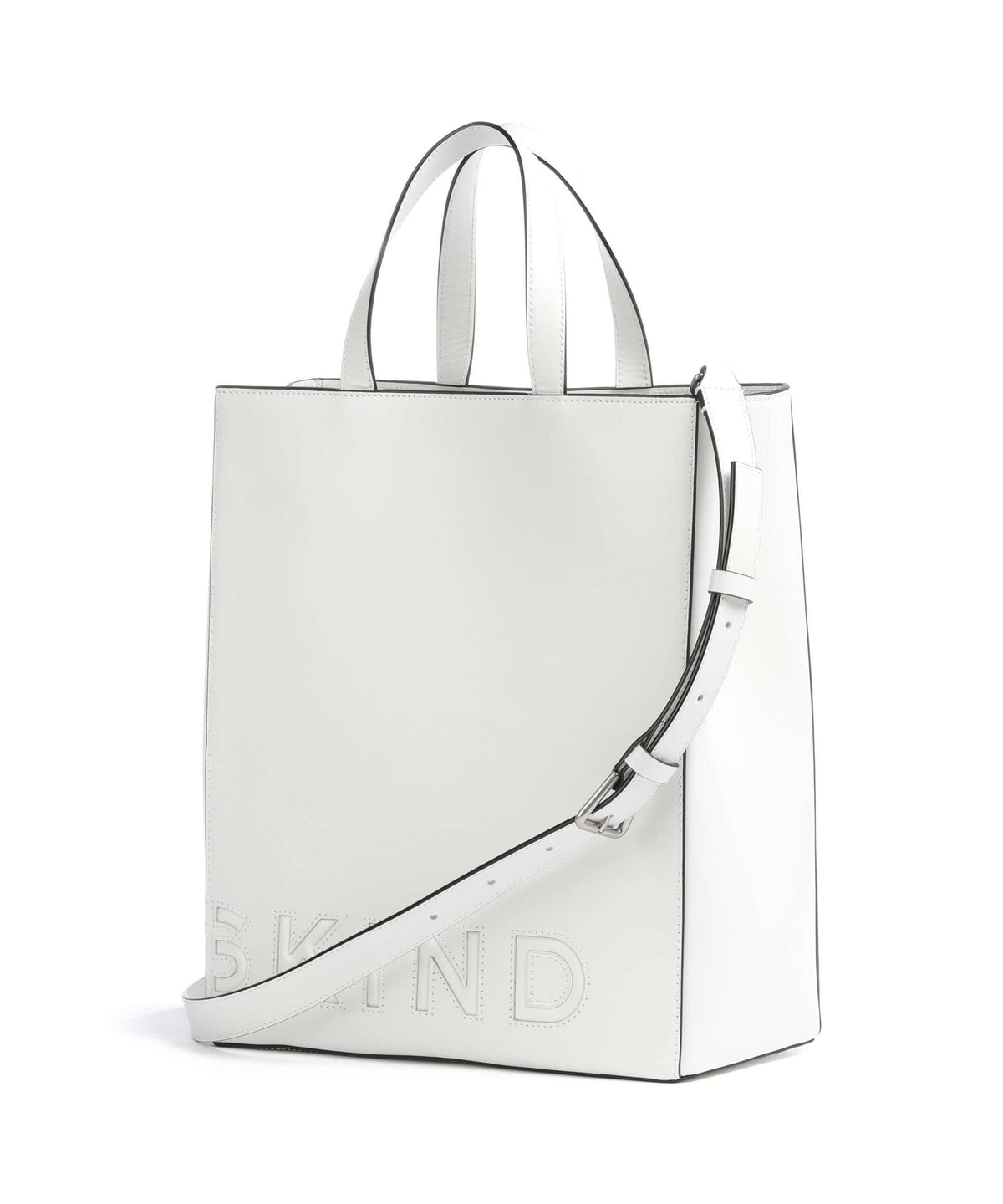 Liebeskind Paper Bag Logo Carter M Handbag offwhite