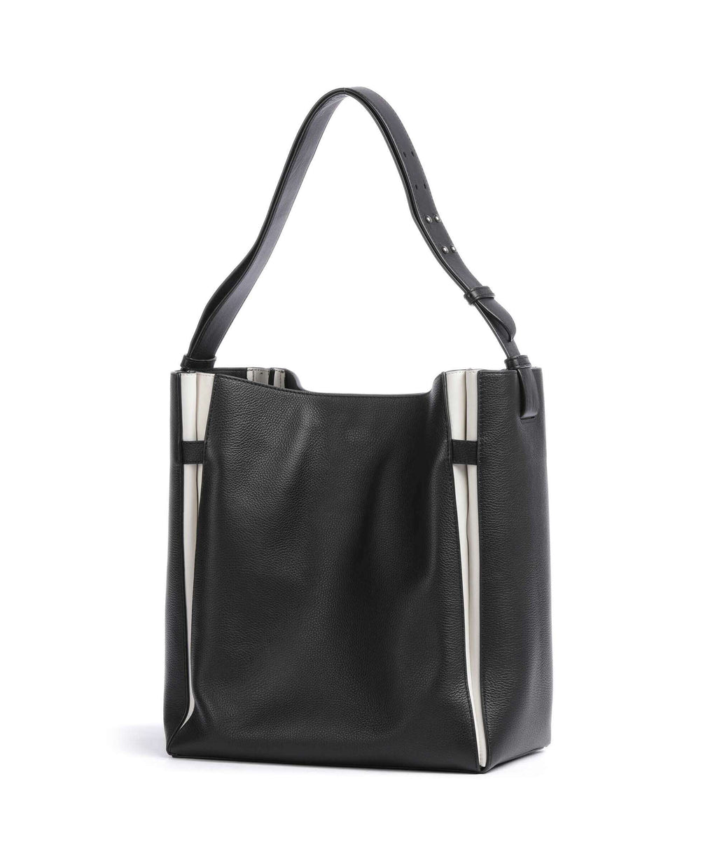 Liebeskind Hilla Small Pebble L Hobo bag black