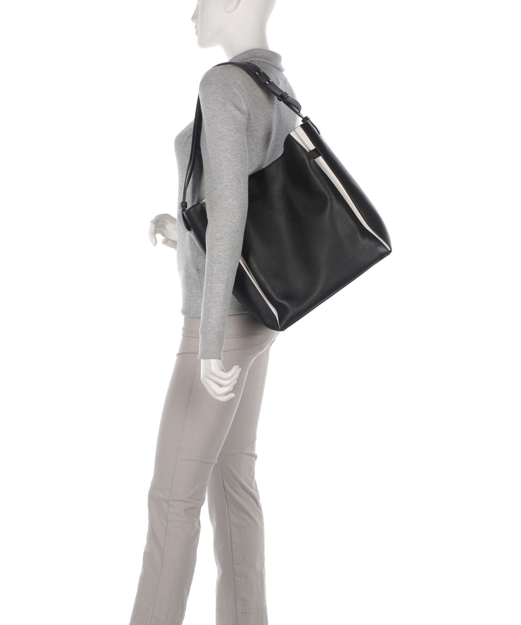 Liebeskind Hilla Small Pebble L Hobo bag black