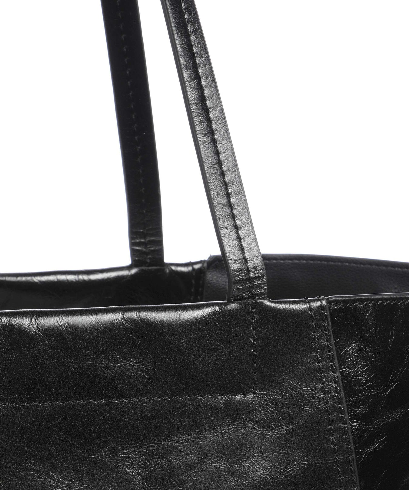 Liebeskind Chudy Paper Touch Crinkle L Tote bag black