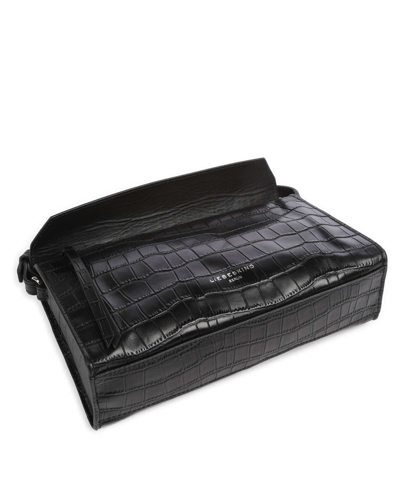 Liebeskind Lora Croco S Crossbody bag black