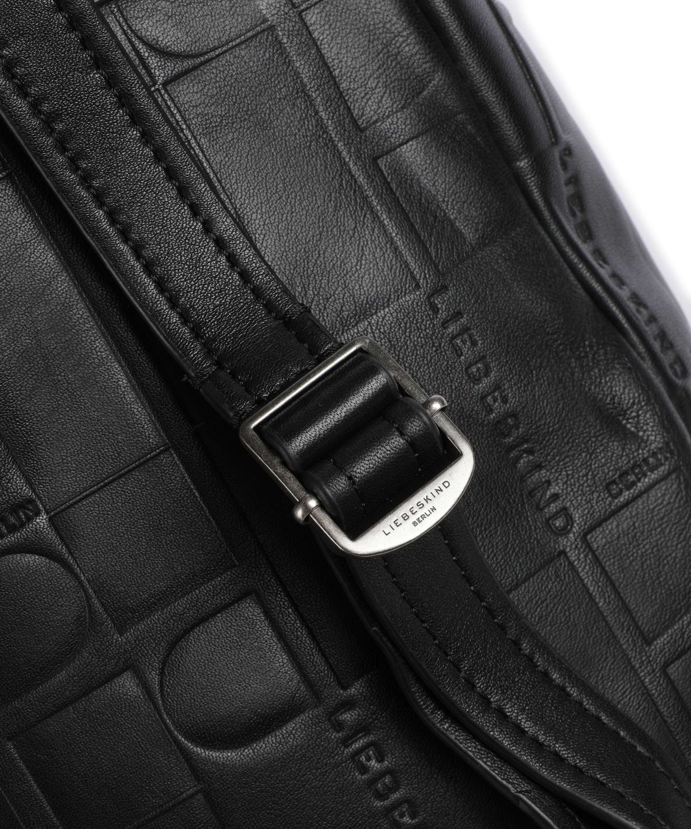 Liebeskind Hera Monogram Sheep Natural M Backpack black