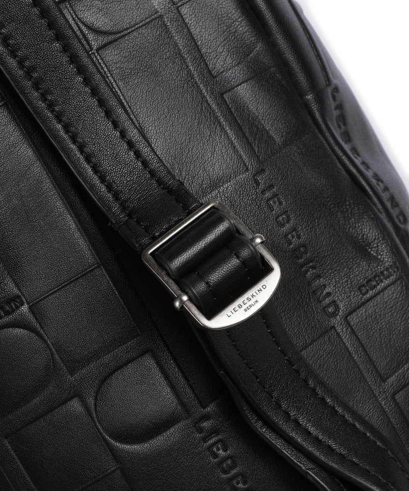 Liebeskind Hera Monogram Sheep Natural M Backpack black