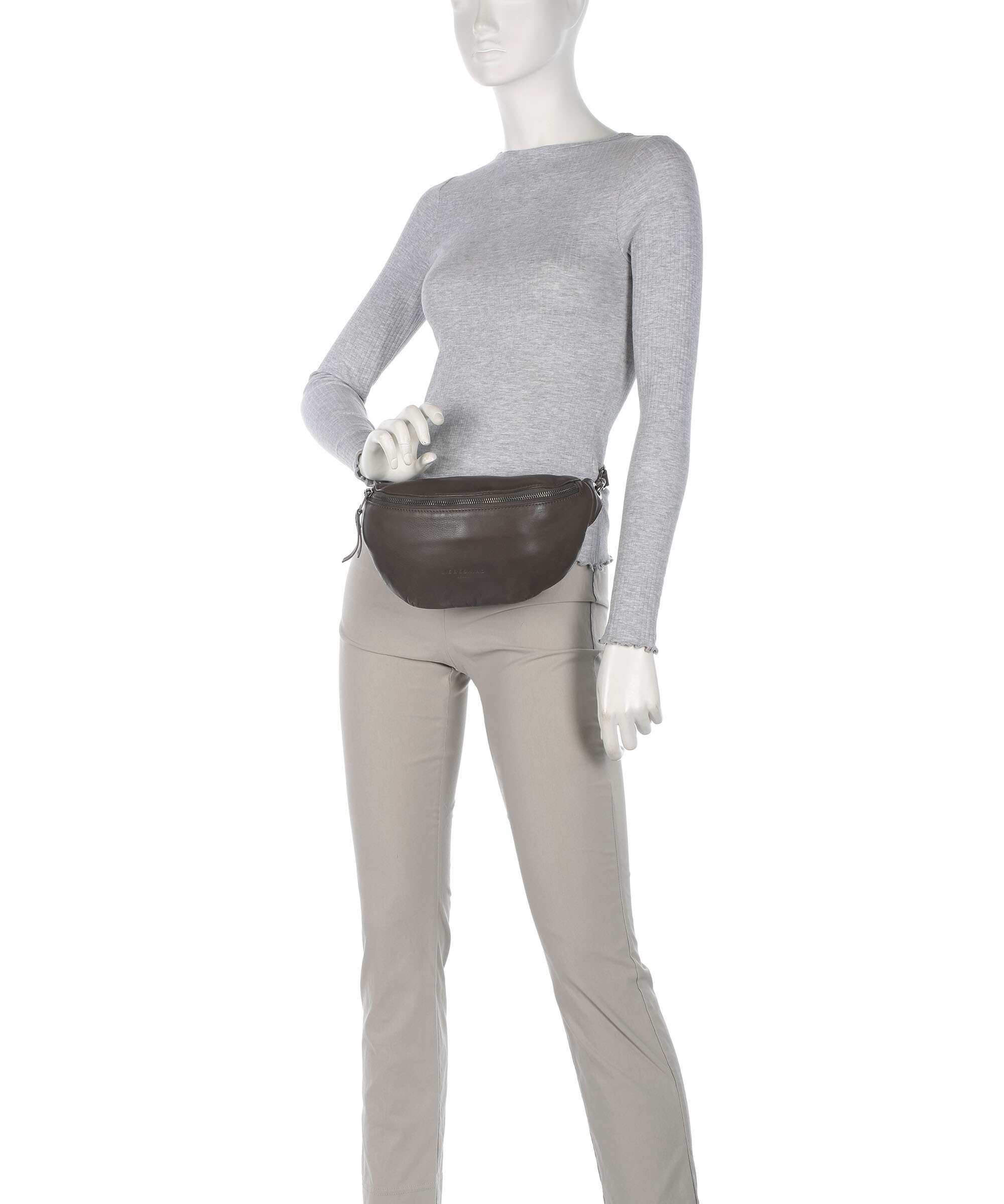 Liebeskind Tavia Sheep Natural Belt bag dark grigio
