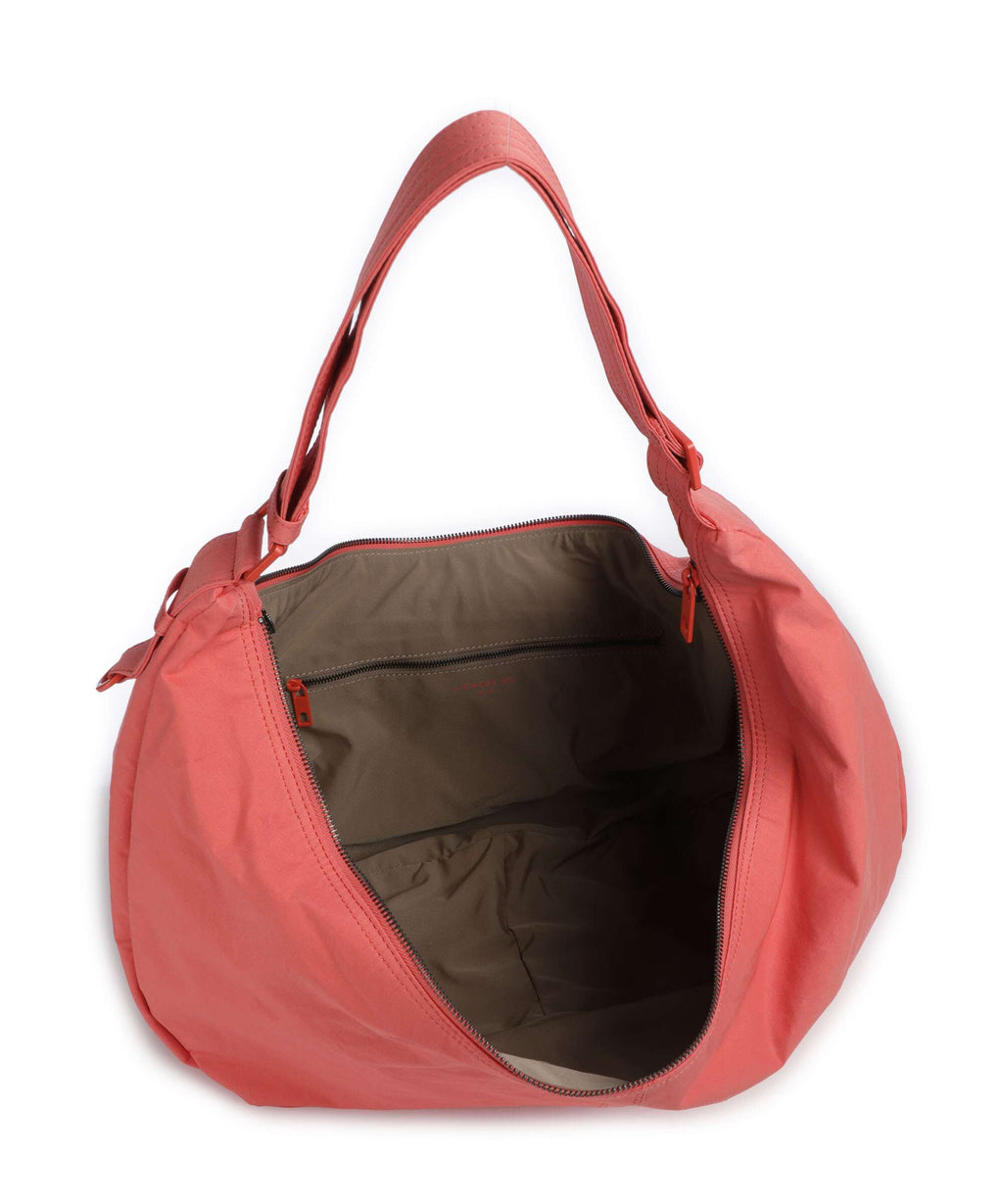 Liebeskind Moon Nylon L Hobo bag coral