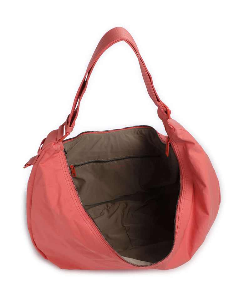 Liebeskind Moon Nylon L Hobo bag coral