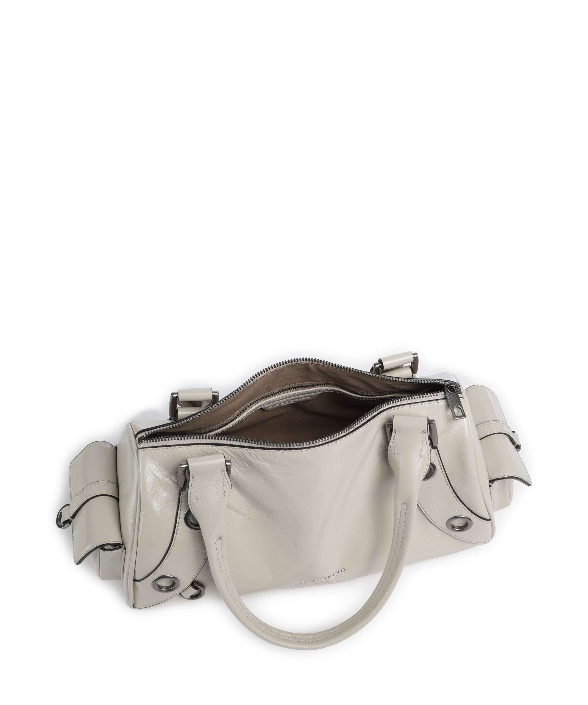 Liebeskind Nika Lack Distressed M Shoulder bag milk