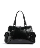 Liebeskind Nika Lack Distressed L Bolsa tiracolo black