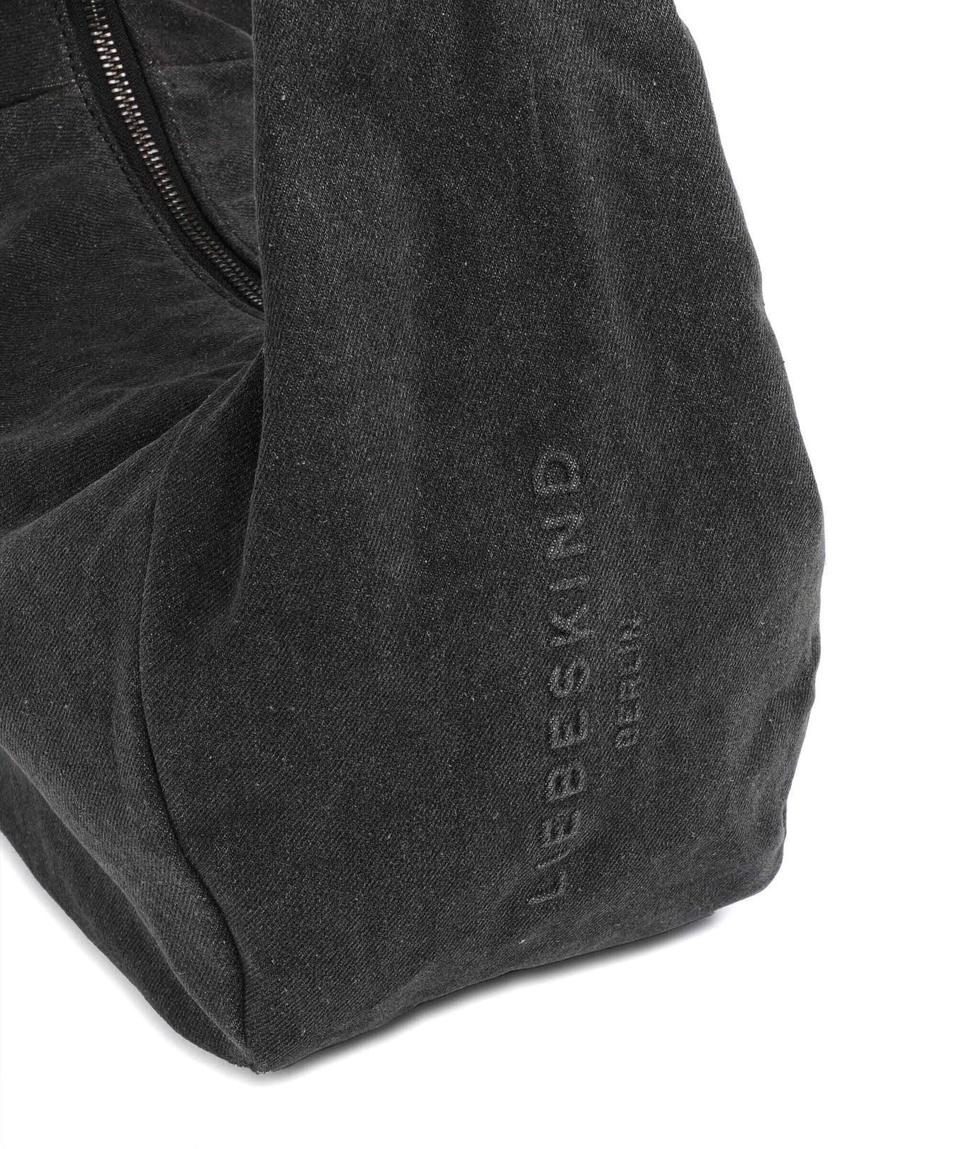 Liebeskind Farrah Denim M Hobo bag black