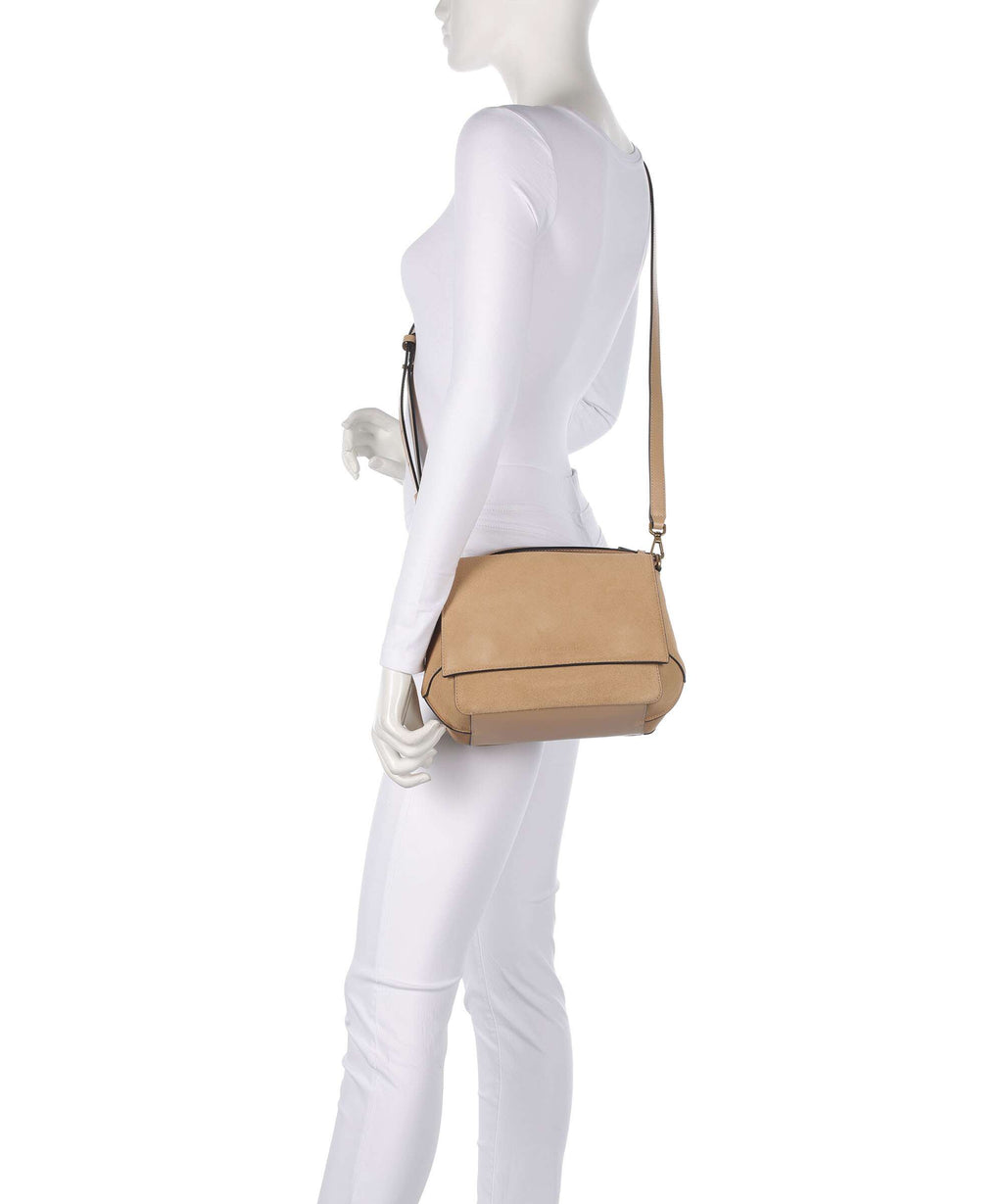 Liebeskind Lilly Suede M Shoulder bag beige