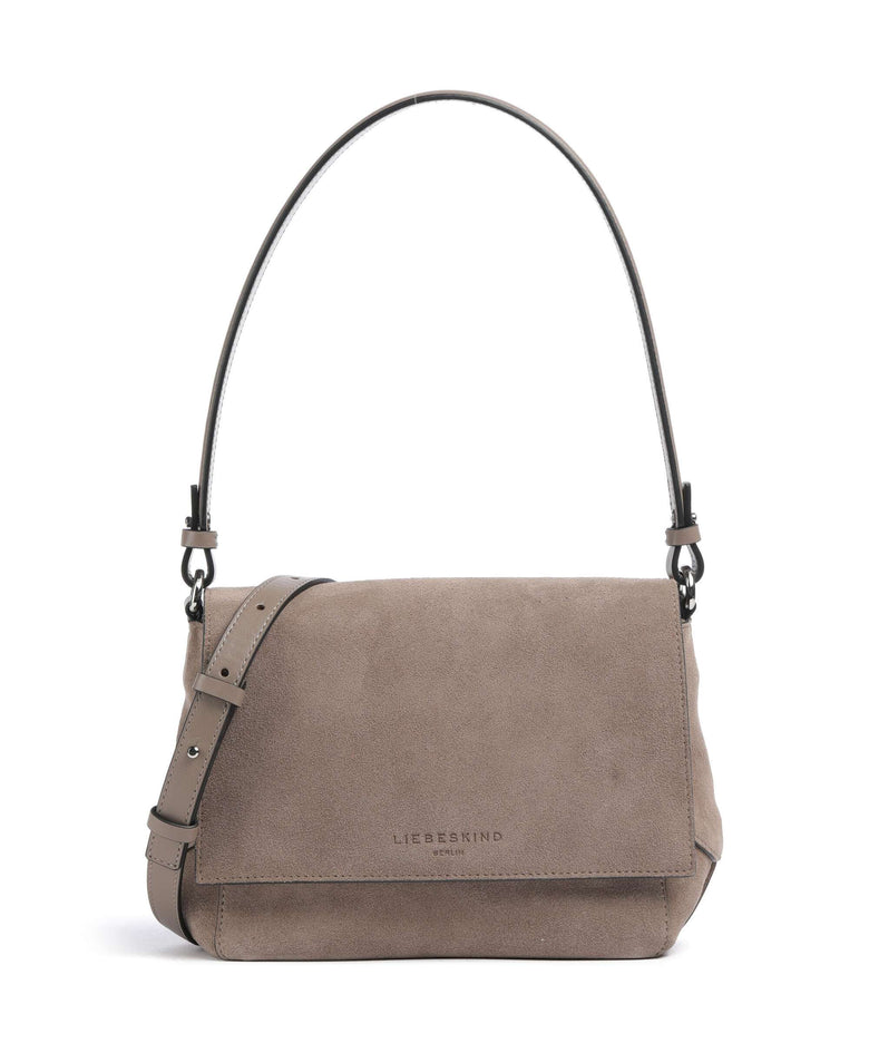 Liebeskind Lilly Suede M Shoulder bag neutral gray