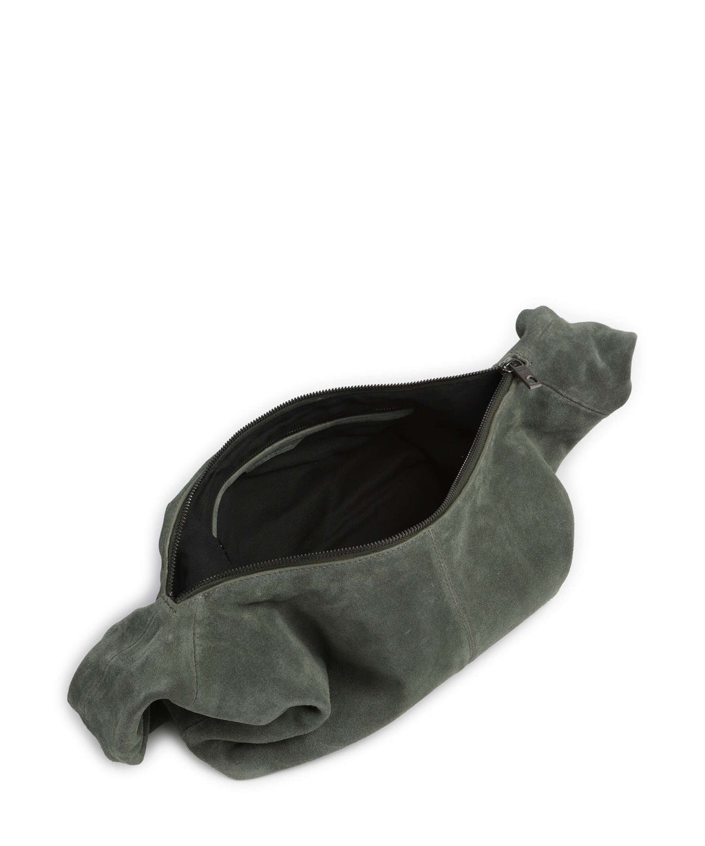 Liebeskind Bo Suede L Hobo bag forest