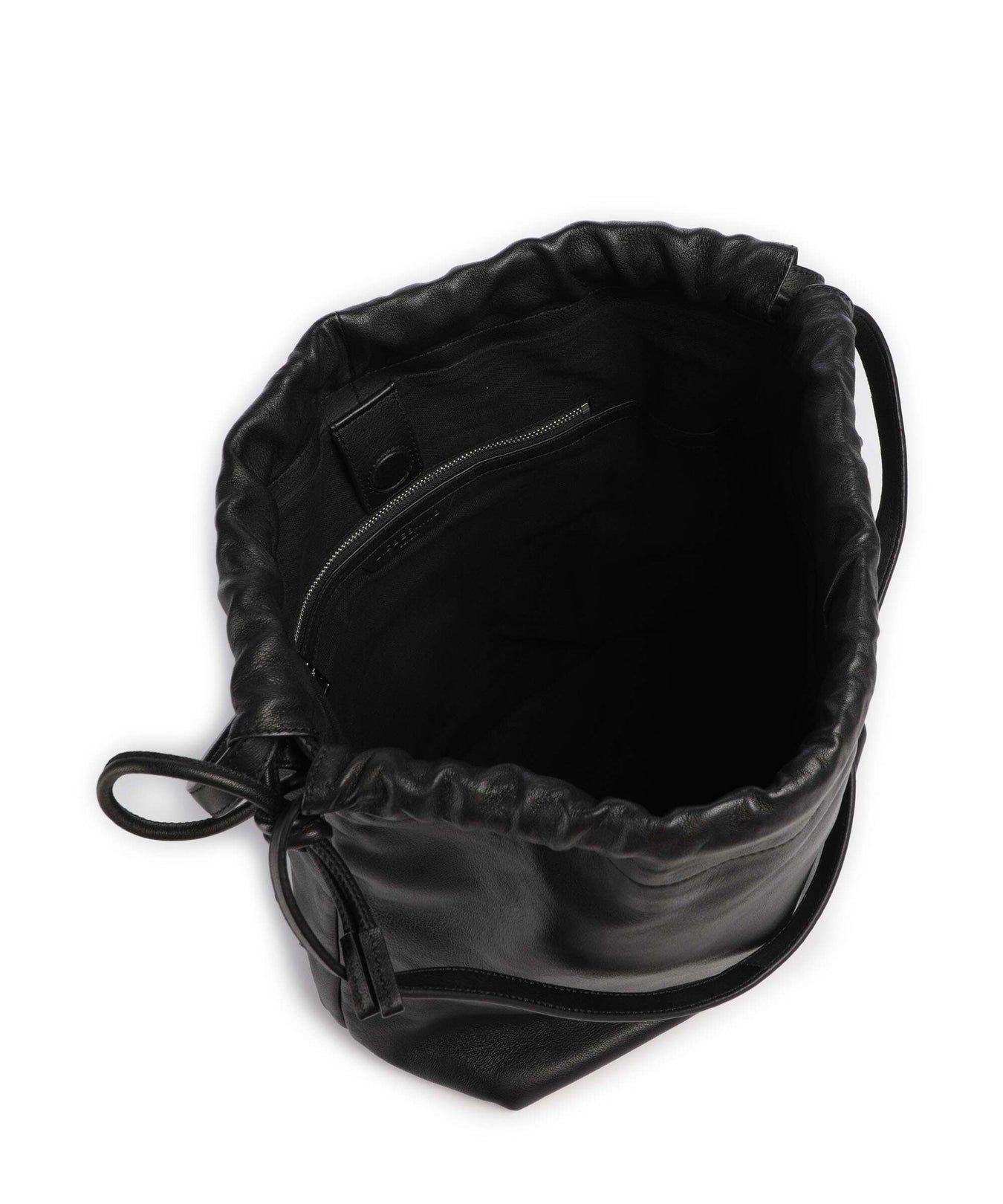 Liebeskind Lya Sheep Natural M Bucket bag black