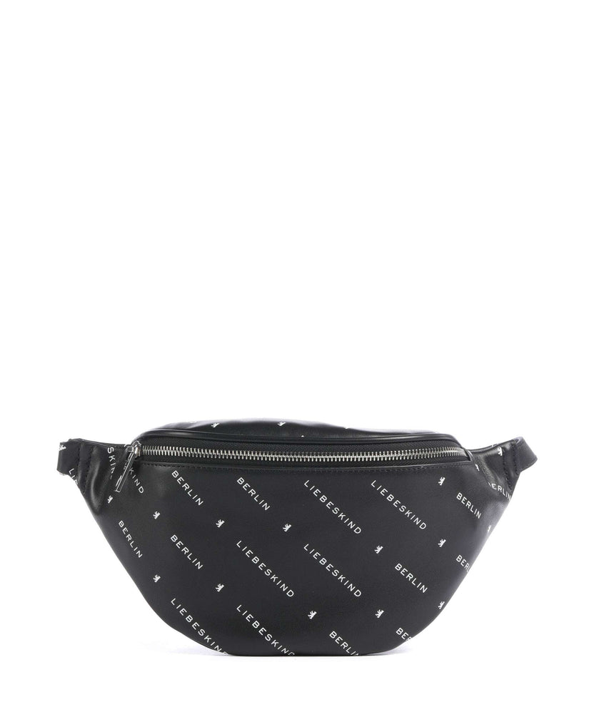 Liebeskind Monogram Soft Nappa M Fanny pack black