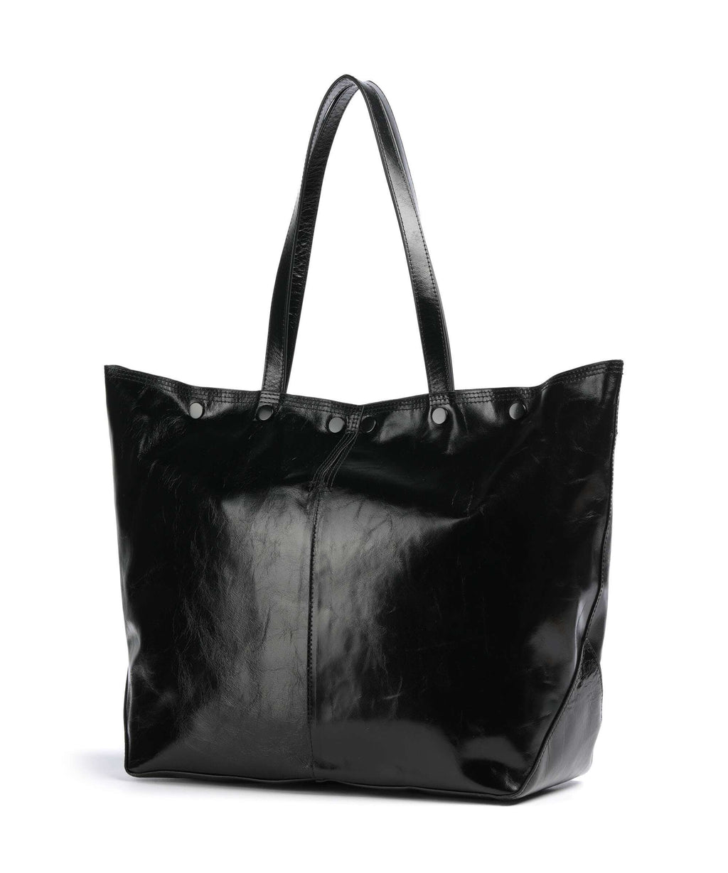 Liebeskind Rive Paper Touch Crinkle L Tote bag black