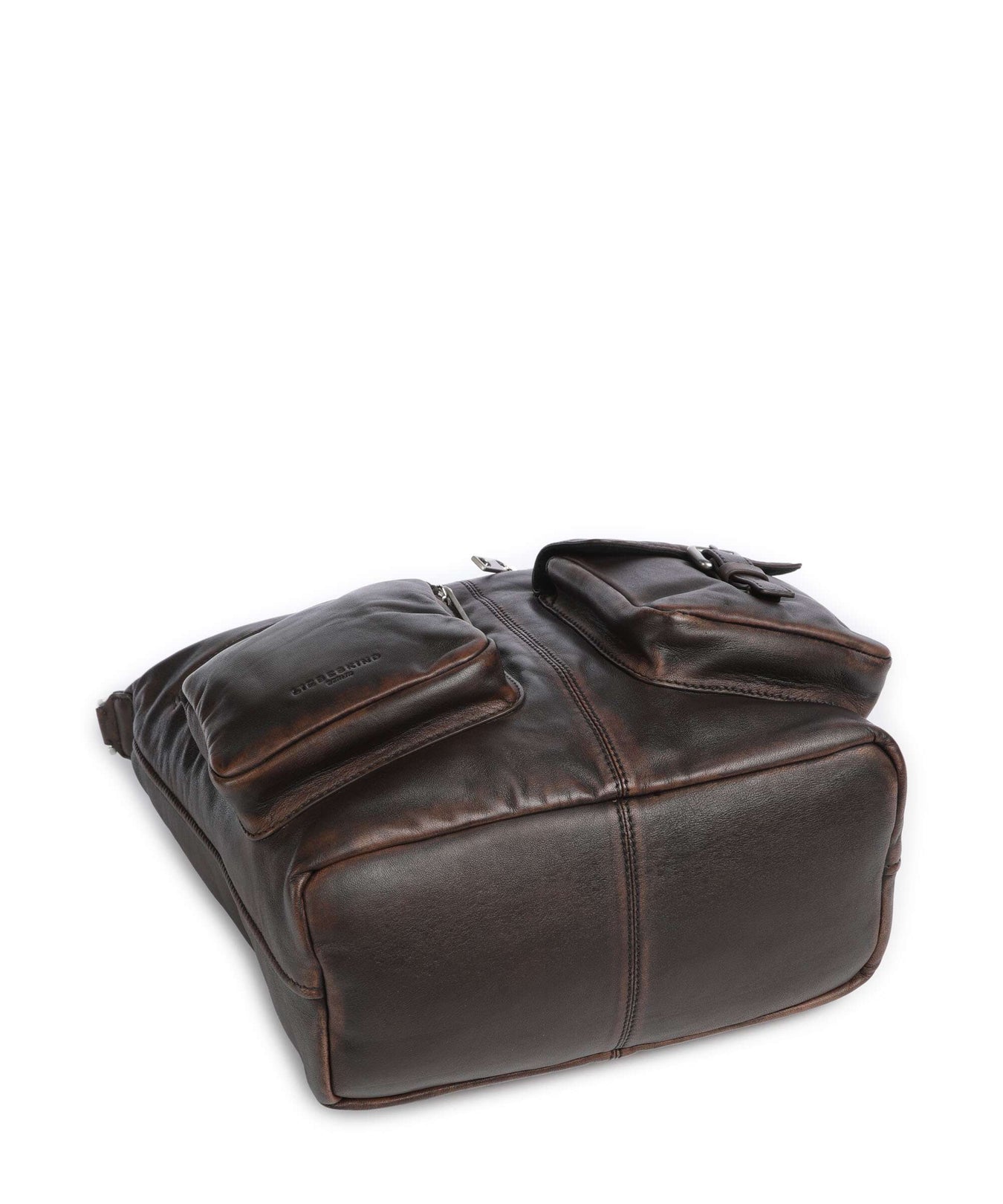 Liebeskind Andrea Lamb Snowcem M Hobo bag roasted coconut