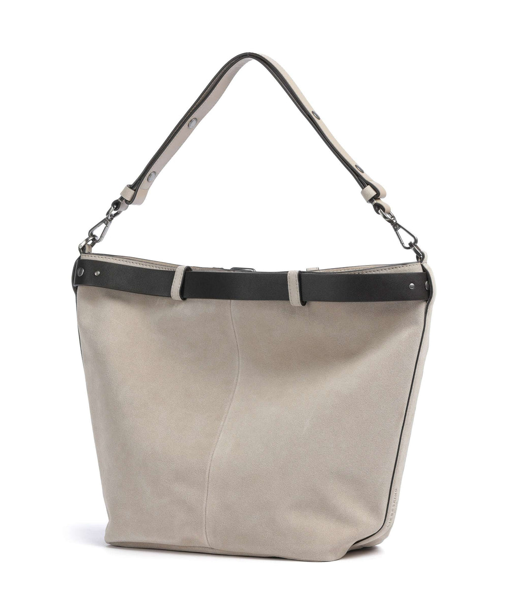 Liebeskind Zita Hydro Suede L Bucket bag beige