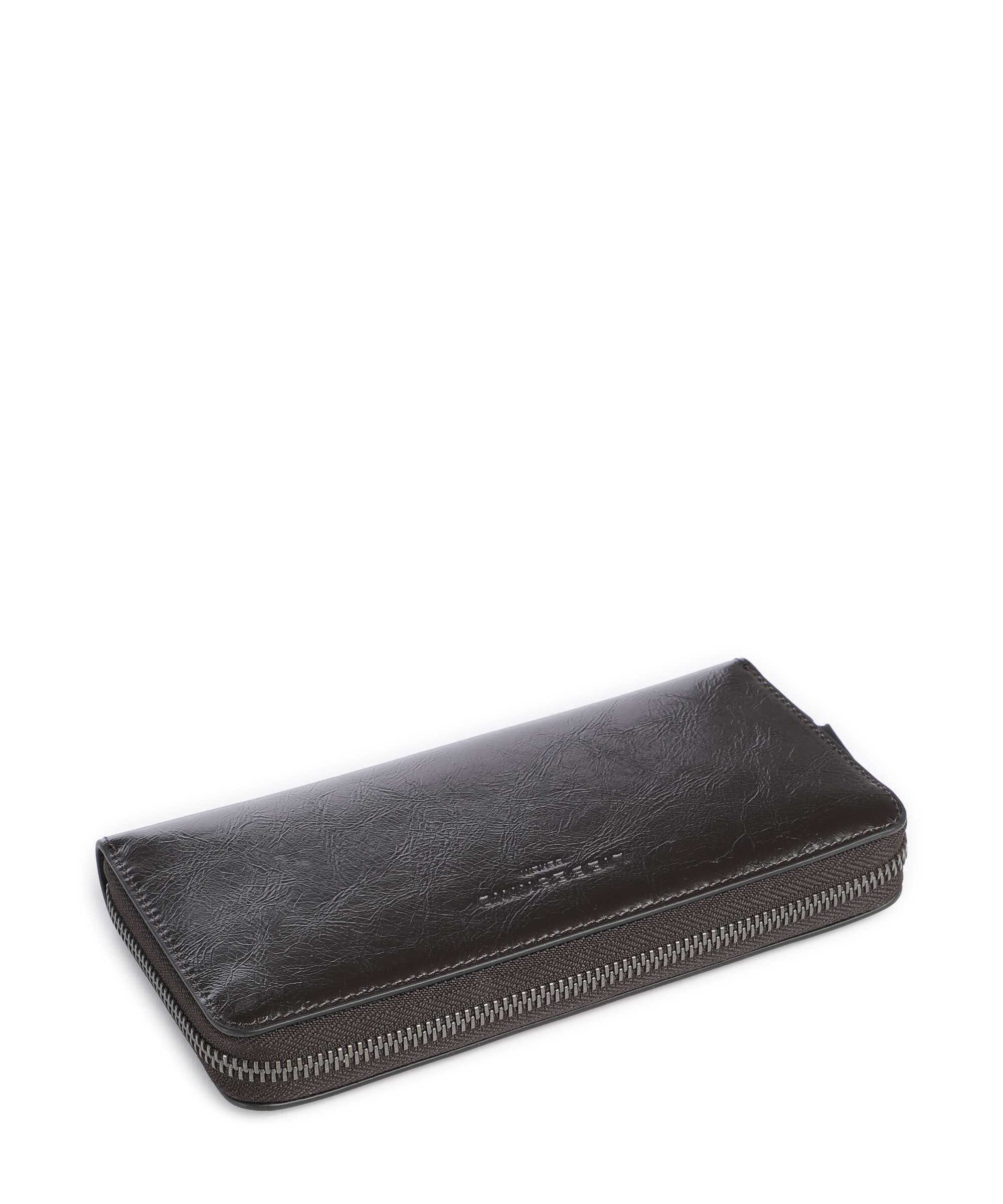 Liebeskind Sally Audrey Recycled Lack Distressed Wallet deep soil