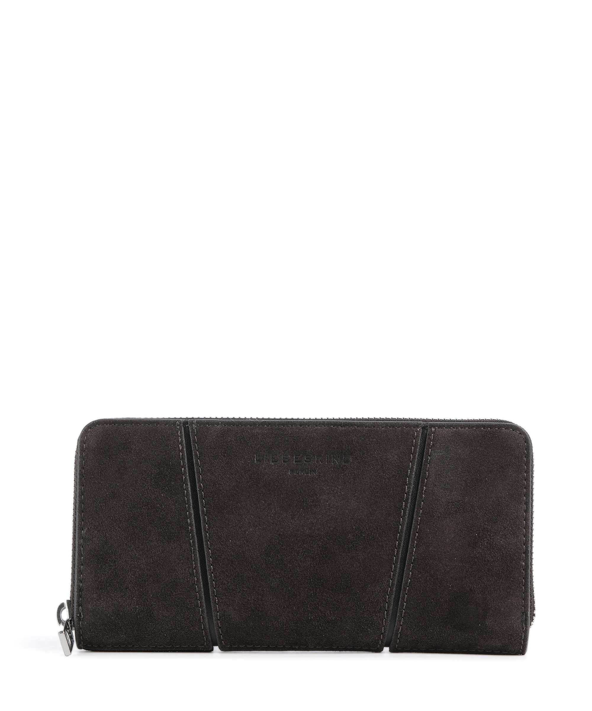 Liebeskind Una Gigi Recycled Suede L Wallet deep soil