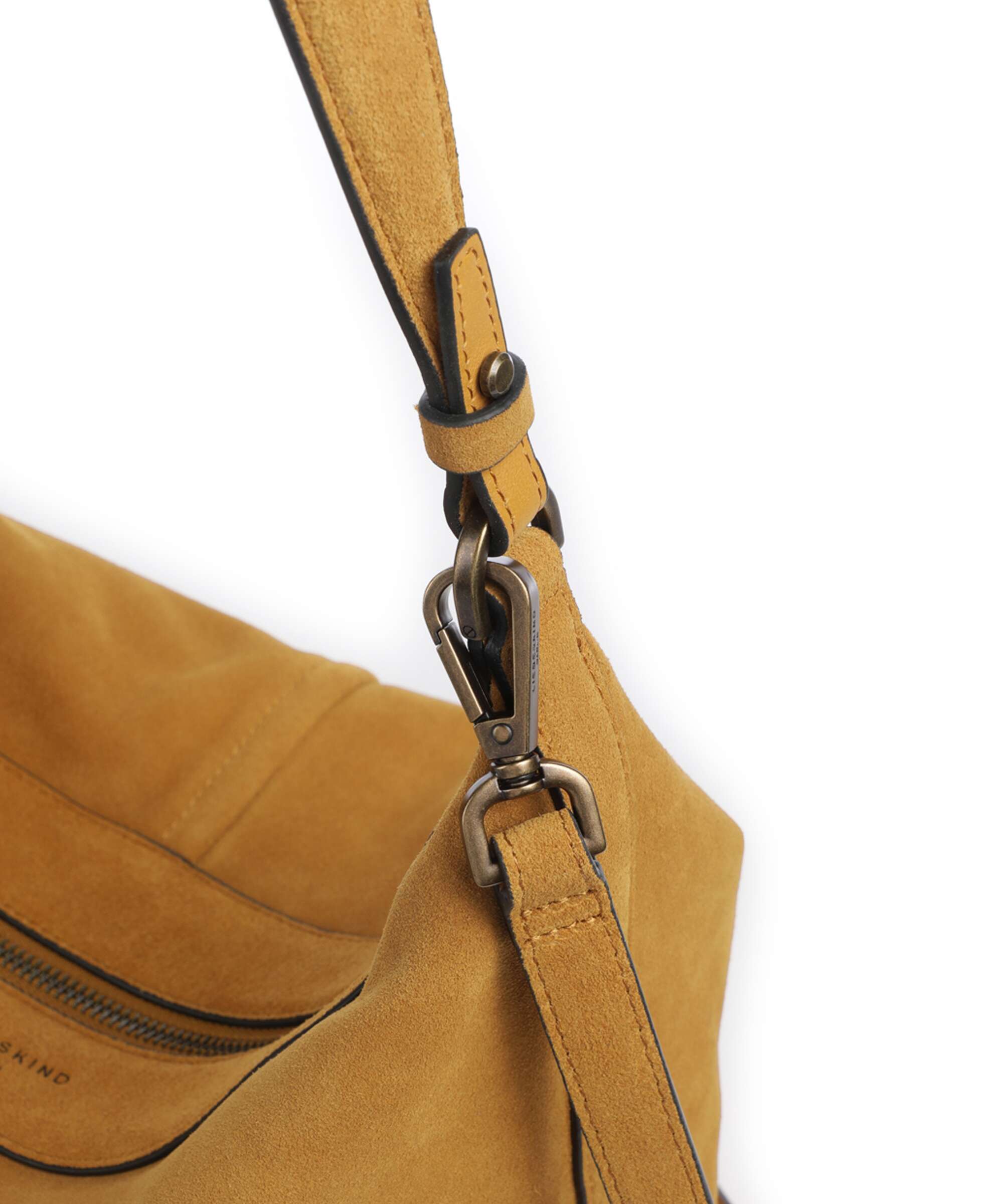 Liebeskind Paris II Hydro Suede M Hobo bag honey suede