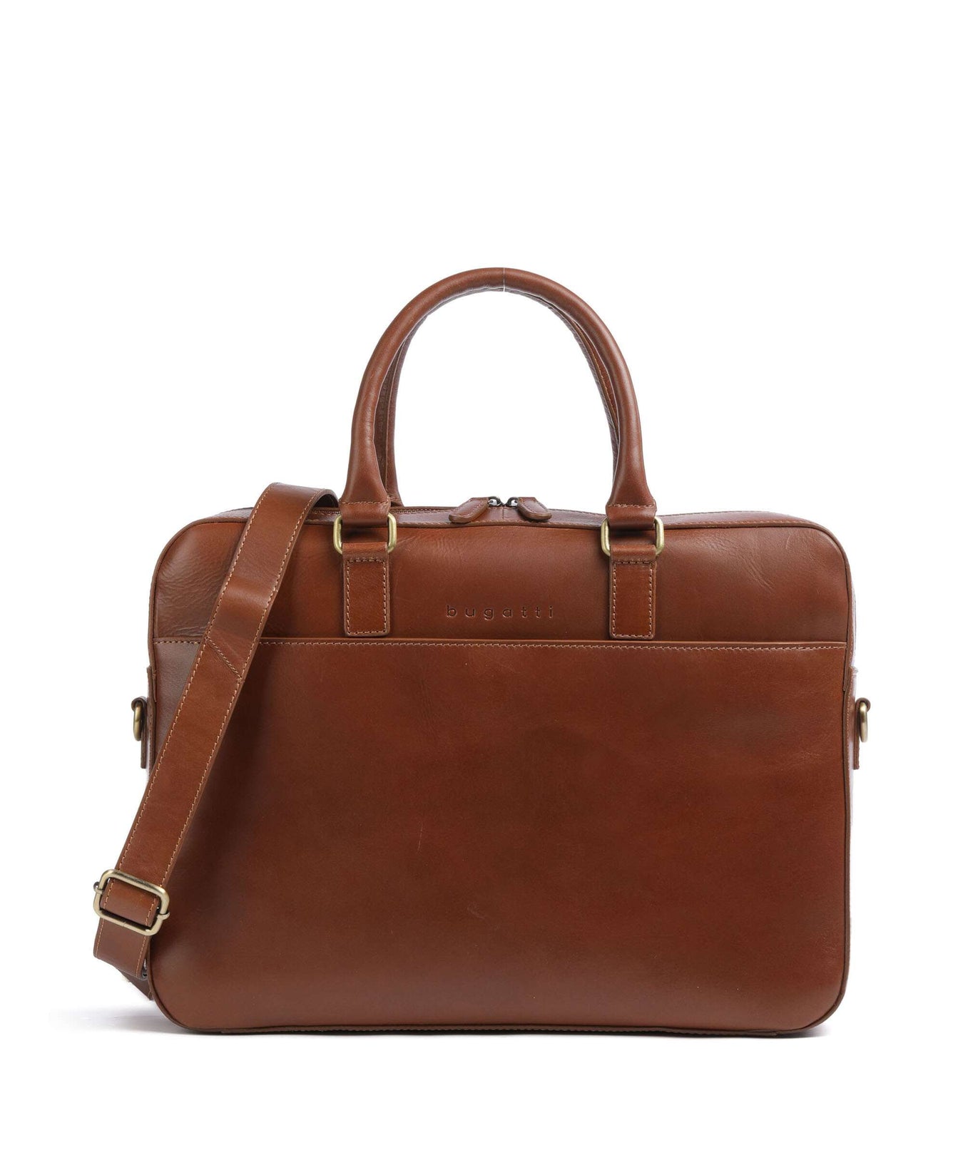 Bugatti Remo Briefcase cognac