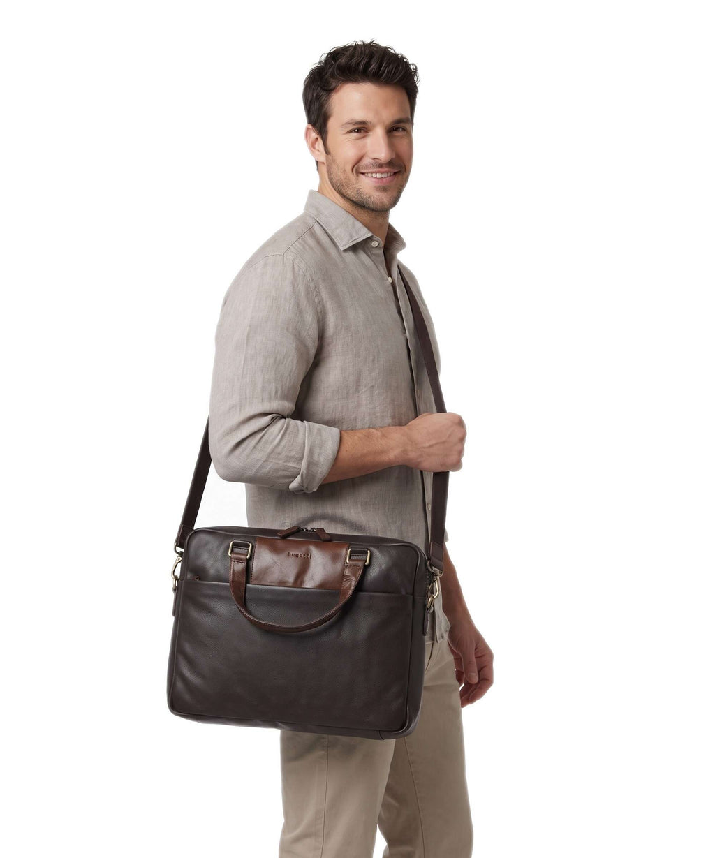 Bugatti Ryan Briefcase brown