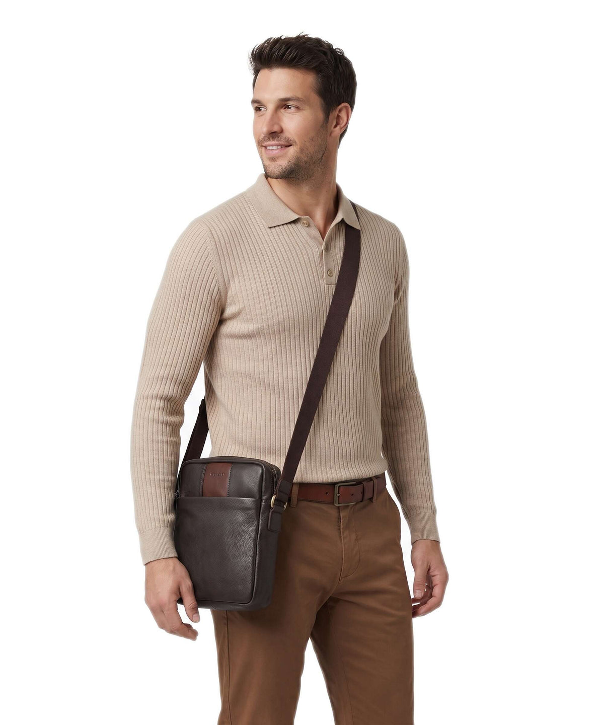 Bugatti Ryan Crossbody bag brown