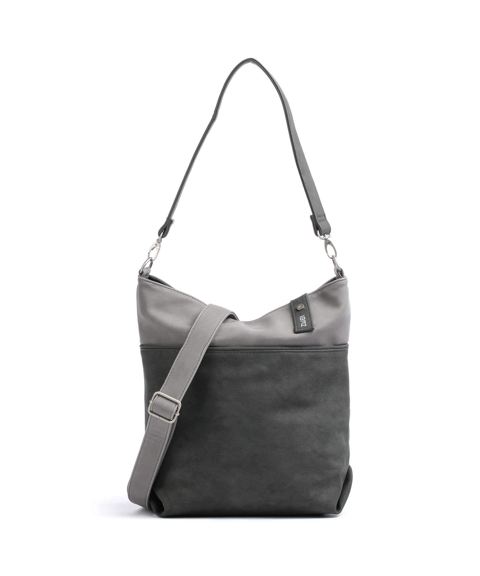Zwei Jana J12 Hobo bag nubuk stone