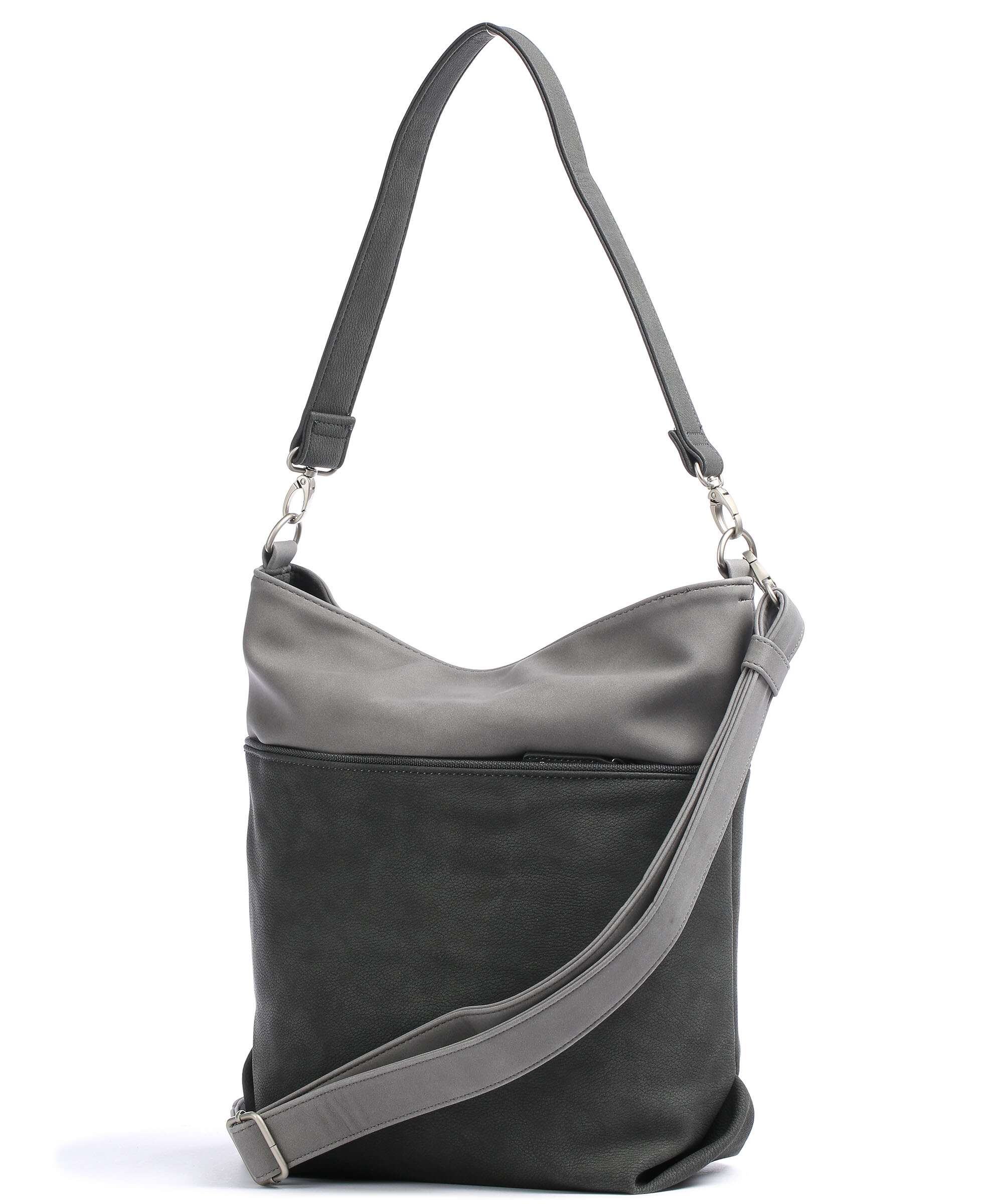 Zwei Jana J12 Hobo bag nubuk stone