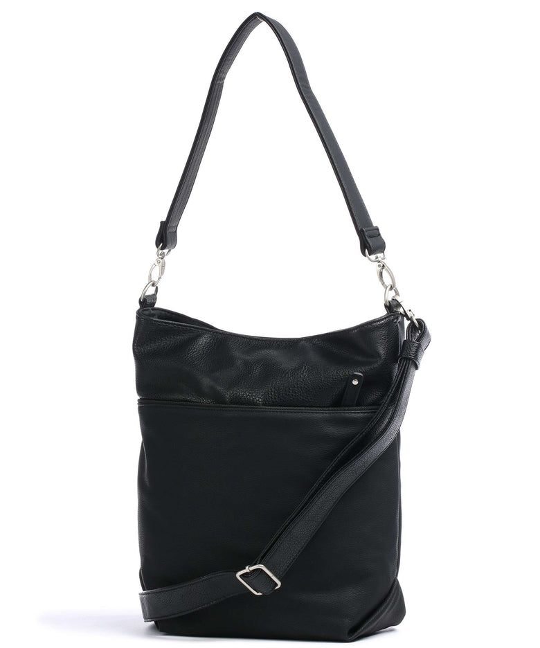 Zwei Jana J12 Hobo bag nubuk black