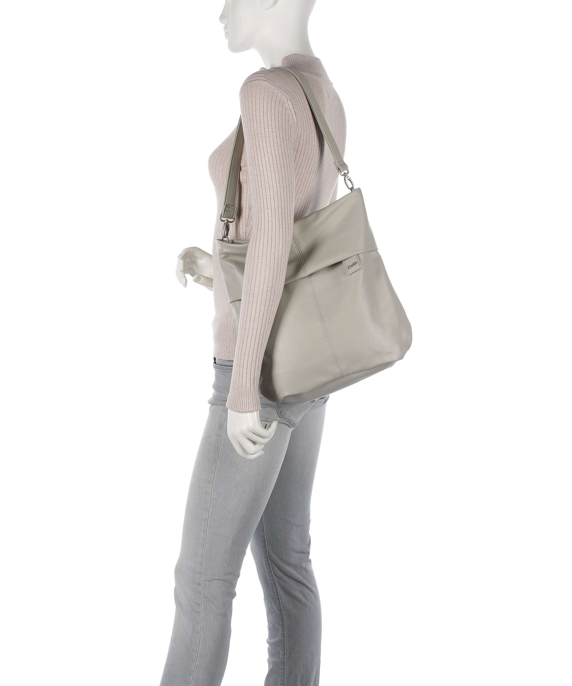 Zwei Mademoiselle.M M12 Hobo bag cement